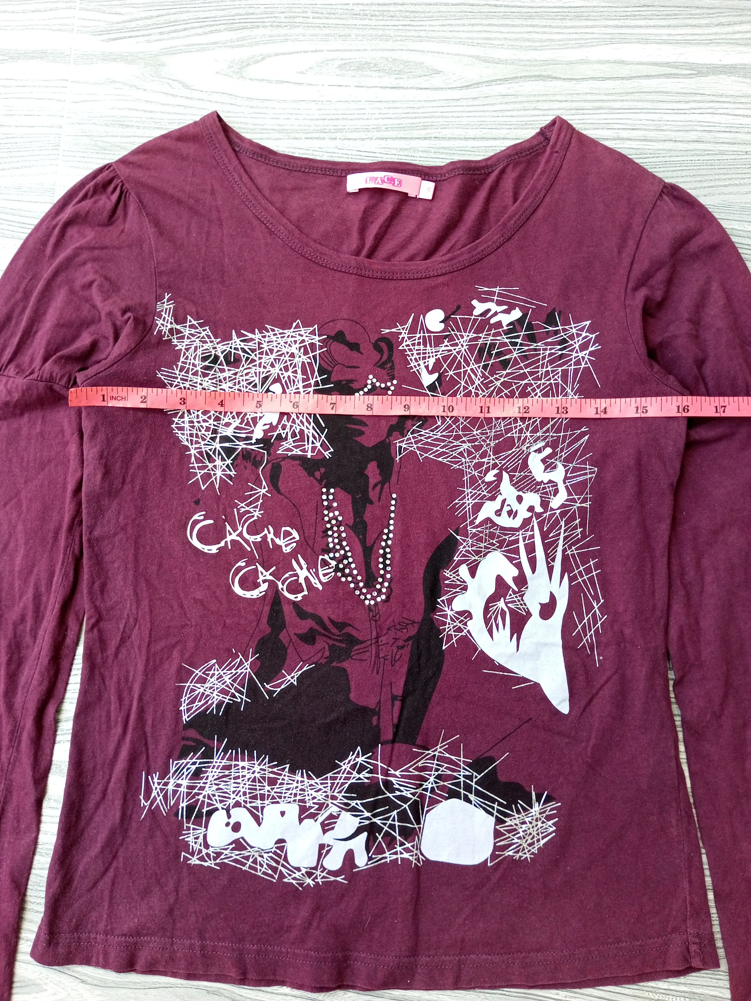 If Six Was Nine × Japanese Brand × Le Grande Bleu (L.G.B.) 2000s Lace - Poem Longsleeve ifsixwasnine style Size US S / EU 44-46 / 1 - 9 Thumbnail
