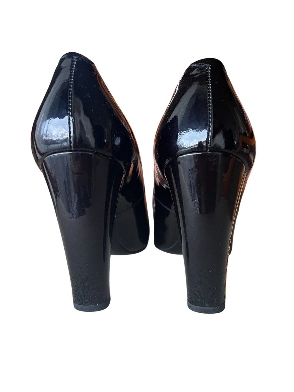 Chanel Ptanet leather heels Size US 9 / IT 39 - 2 Thumbnail