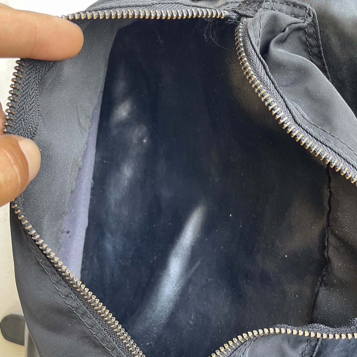 Y's × Yohji Yamamoto × Yves Saint Laurent Pour Homme Y'saccs Black Nylon Backpack Size ONE SIZE - 17 Thumbnail