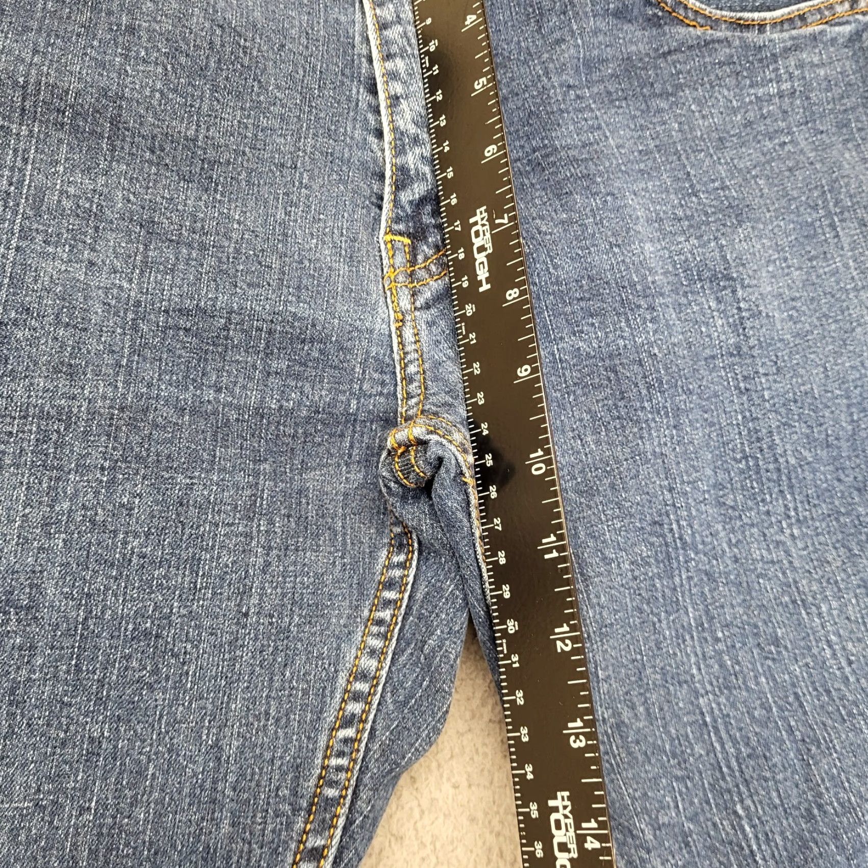 Vintage VINTAGE AriZona Jeans Men 34x29 Slim Straight Blue Denim Stretch 5-Pocket USA Seamed Belt Loops Modern Levi's 505 Style Size US 34 / EU 50 - 5 Thumbnail