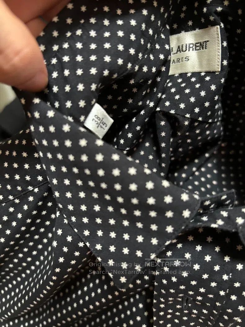 Saint Laurent Paris Saint Laurent Paris Black and White Star Shirt Size XS / US 0-2 / IT 36-38 - 4 Thumbnail