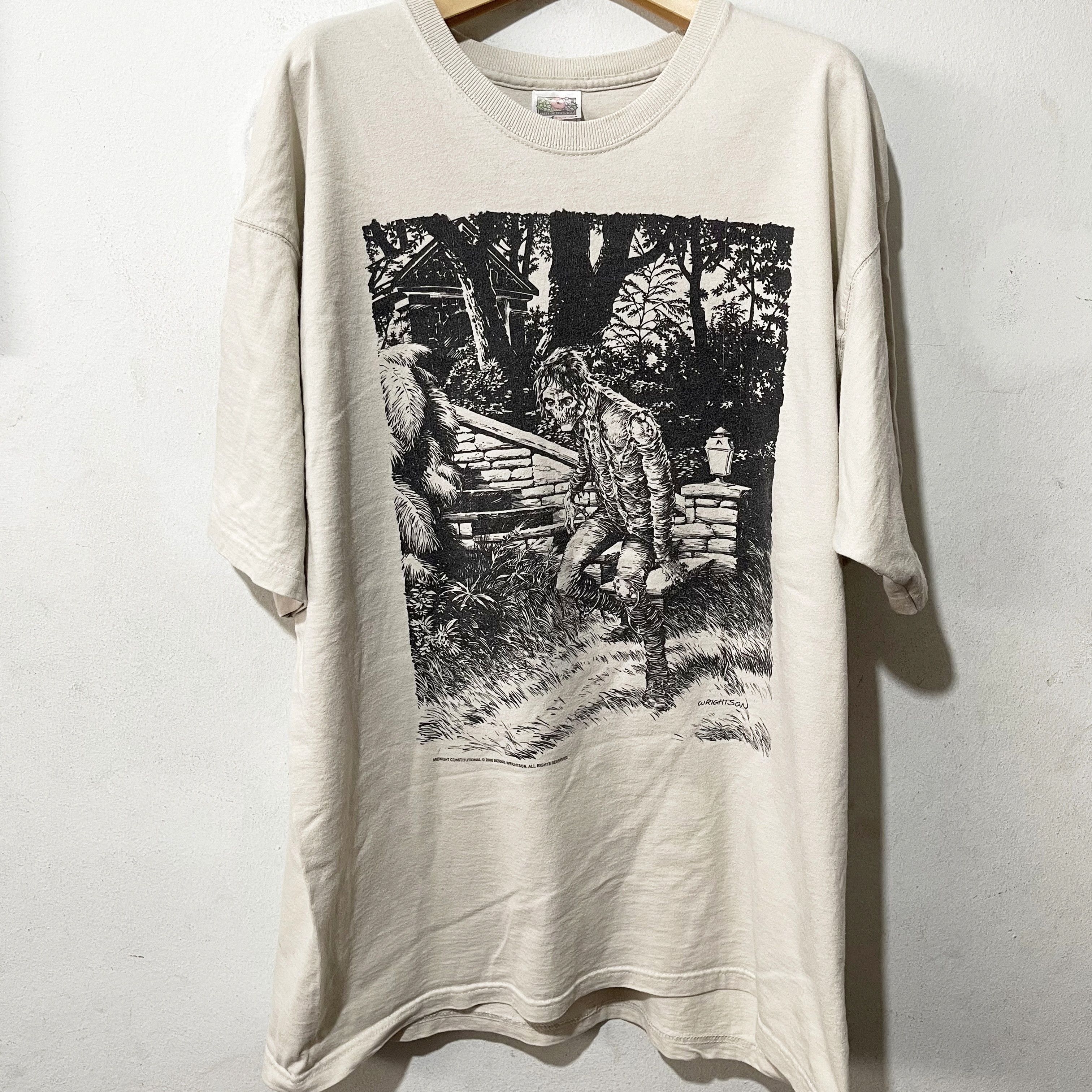 Vintage Vintage 2000 Bernie Wrightson Shirt Size US XL / EU 56 / 4 - 1 Thumbnail