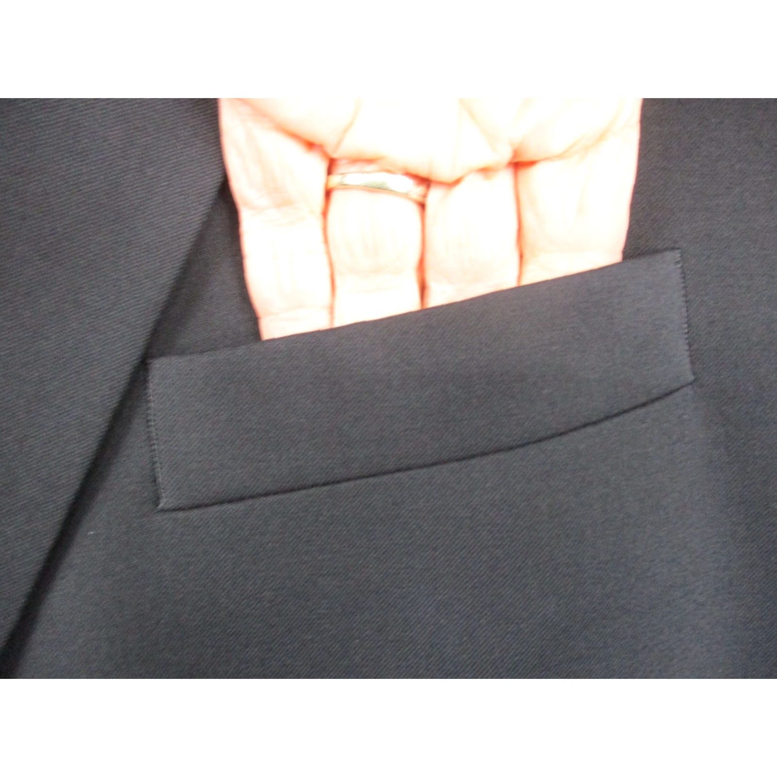Brooks Brothers Brooks Brothers Makers 1818 Sport Coat 48 Black Wool Madison USA Sport Coat Blazer Mens Regular Wool Black Madison 48 USA Size 48R - 6 Thumbnail