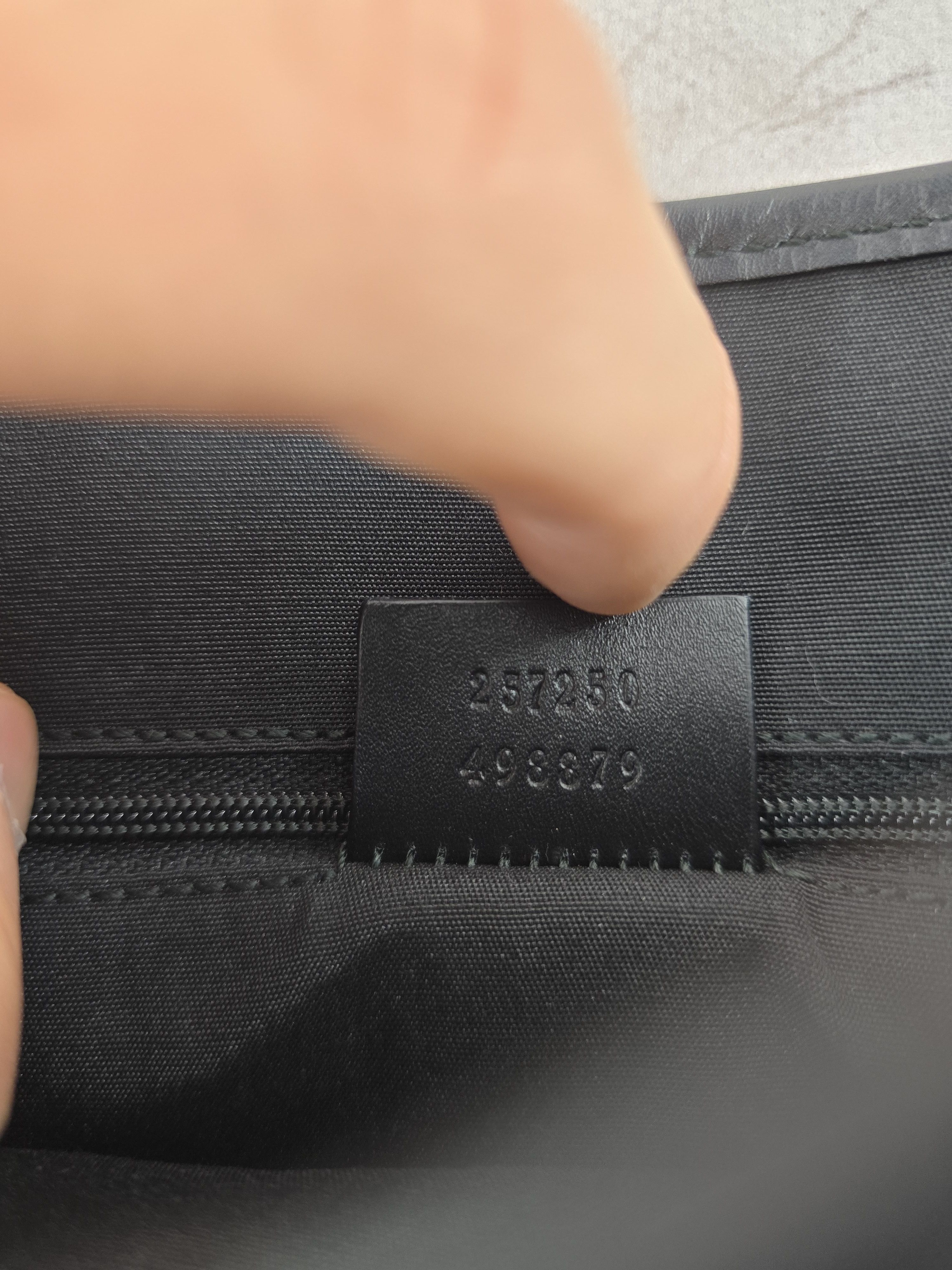 Gucci Gucci Bucket Handbag Coated Canvas black + dust bag Size ONE SIZE - 15 Thumbnail