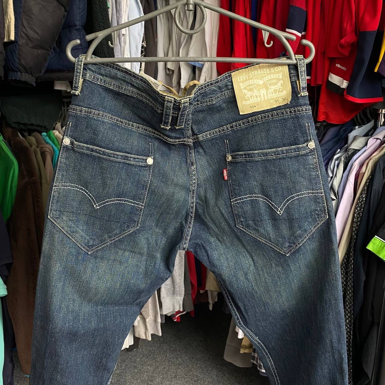 Levi's Vintage Clothing × Vintage Vintage Levi’s 504 Rare Selvig Denim luxury jeans Size US 32 / EU 48 - 2 Thumbnail
