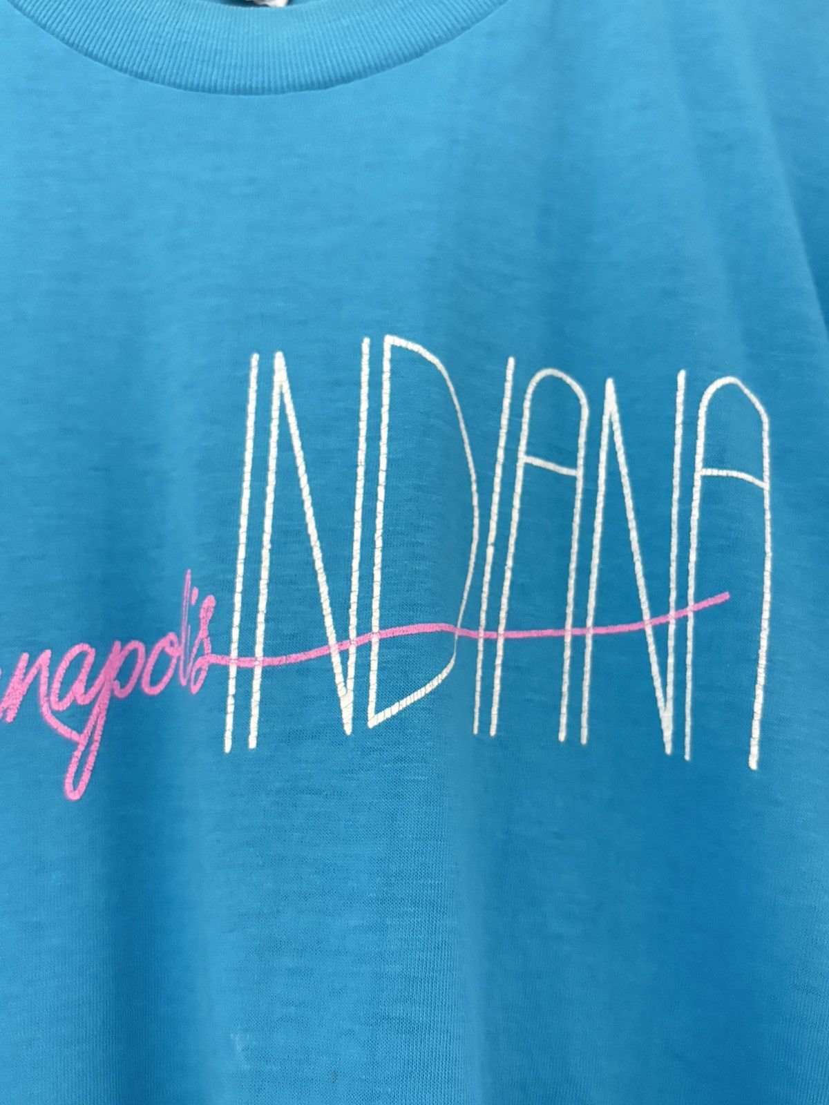 Vintage 80’s Indianapolis, Indiana Vintage Single Stitch 50/50 Tee Size US M / EU 48-50 / 2 - 4 Thumbnail