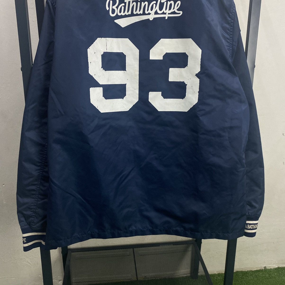 Bape A Bathing Ape Navy Blue 93 Logo Coack Jacket, size large Size US L / EU 52-54 / 3 - 5 Thumbnail
