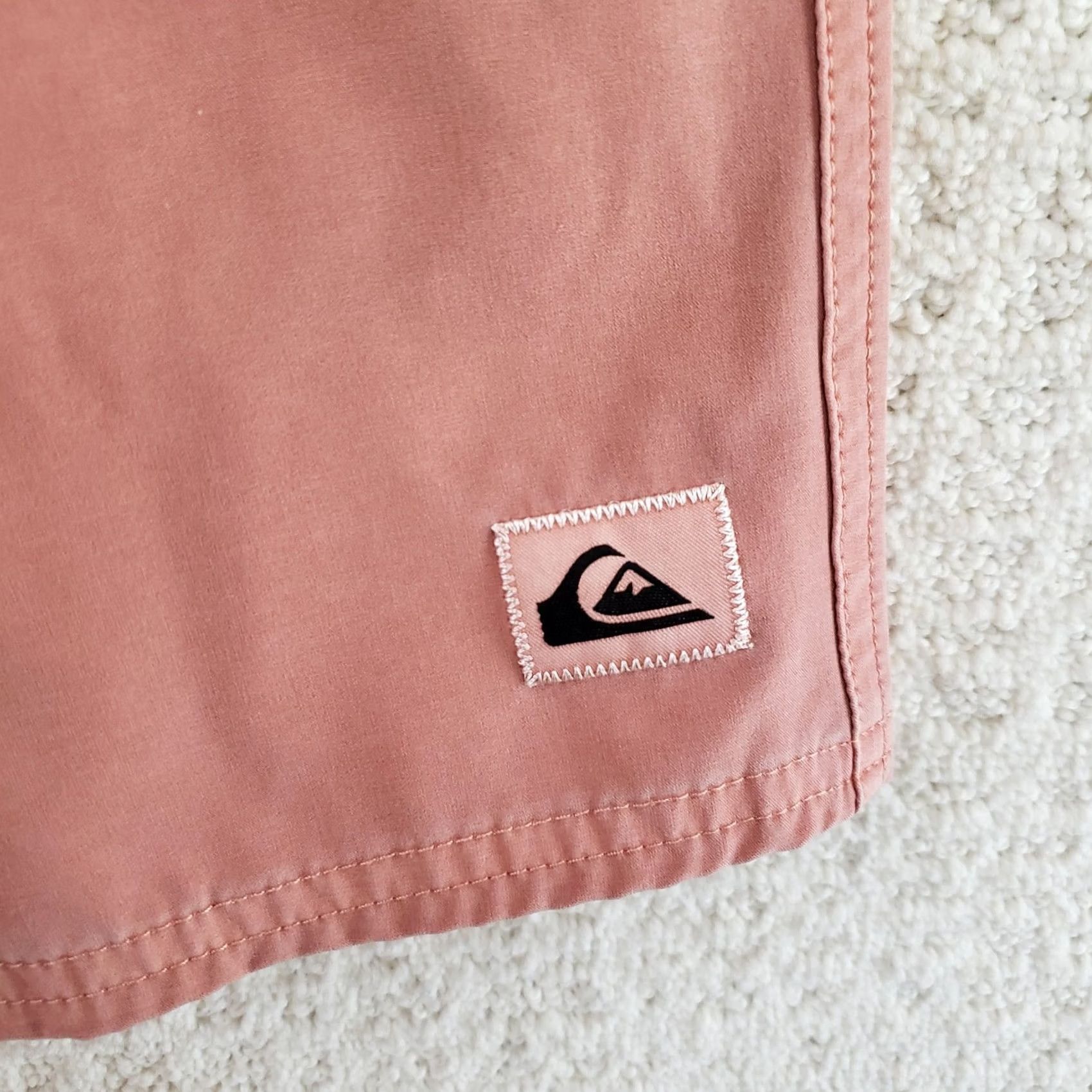 Quiksilver Quicksilver Board Shorts Mens 34x8 Pink Solid Surfing Beach Casual Wear Lifeguard Recreational Fishing Pockets Drawstring Stretch Size US 34 / EU 50 - 5 Thumbnail