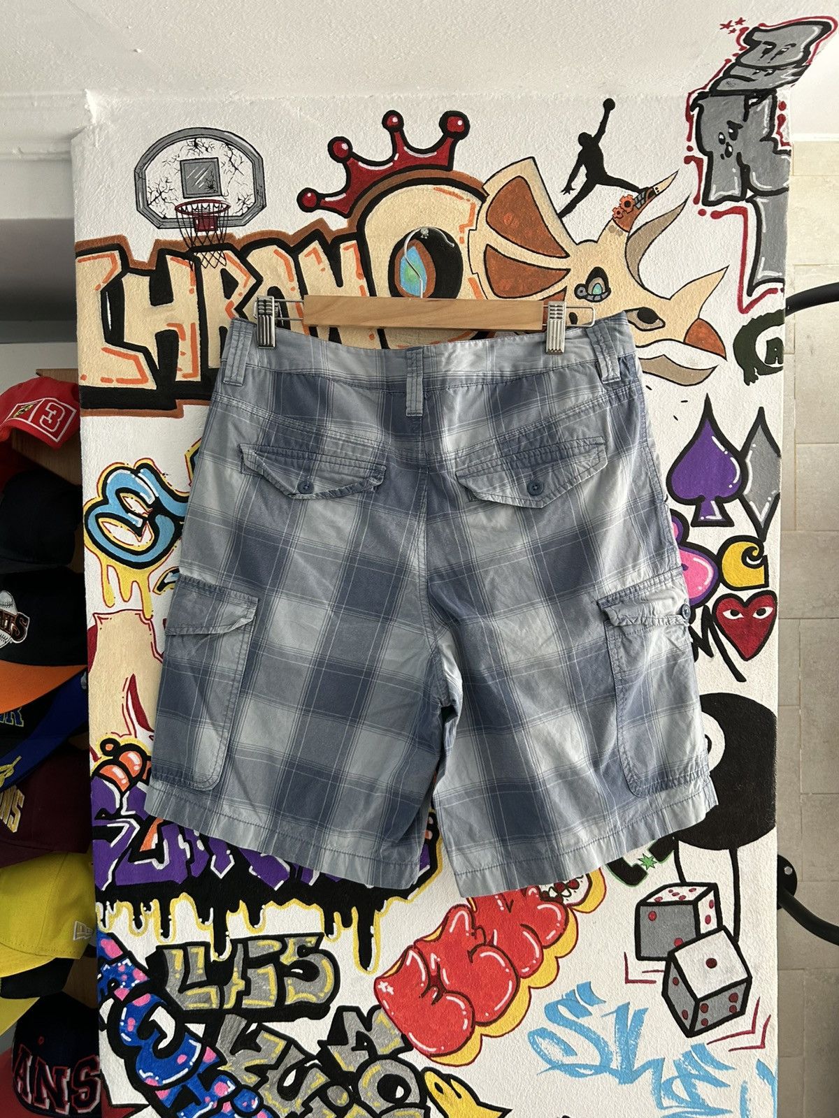 Quiksilver Quicksilver Striped Cargo Shorts Size US 32 / EU 48 - 2 Thumbnail