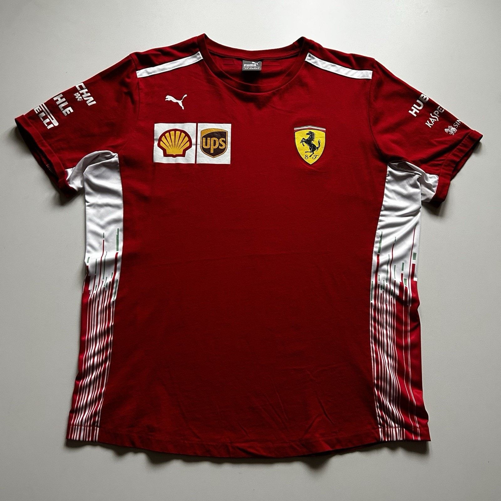 Ferrari PUMA Scuderia Ferrari T Shirt Vintage Y2K Promo Size XL Red Size US XL / EU 56 / 4 - 1 Thumbnail