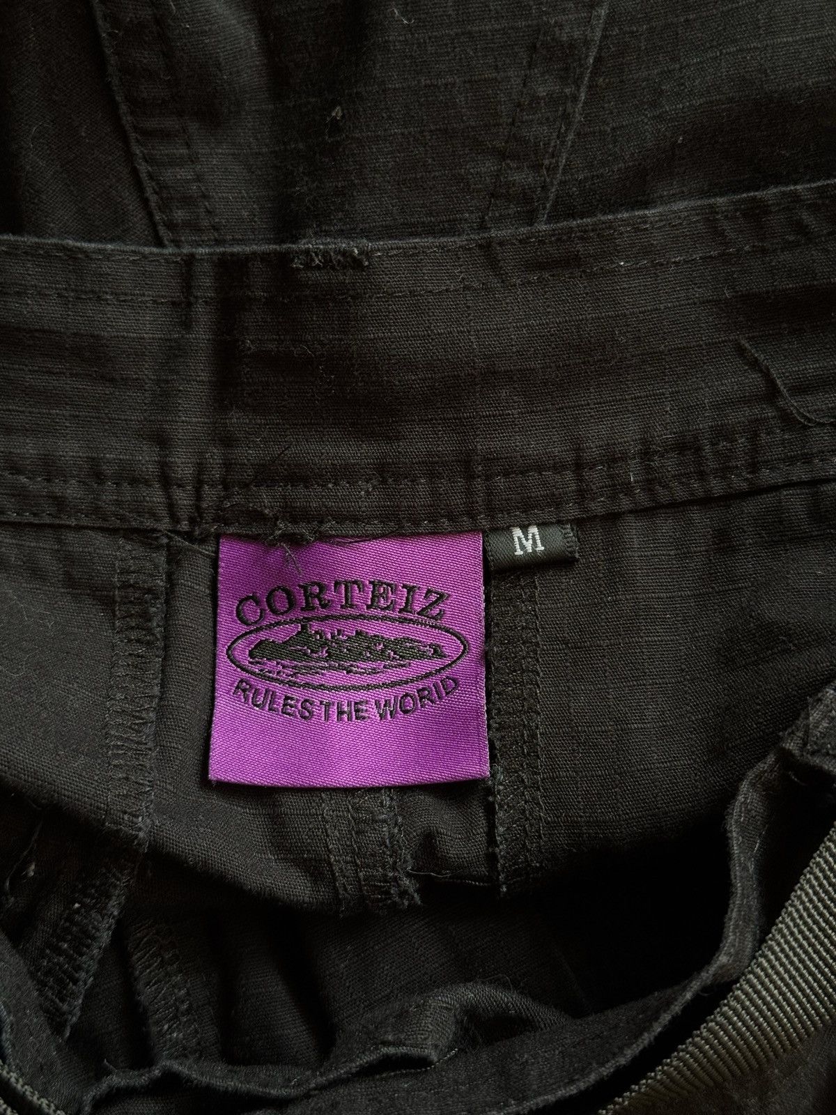 Corteiz Corteiz black cargo pants Y2K style Size US 32 / EU 48 - 5 Thumbnail
