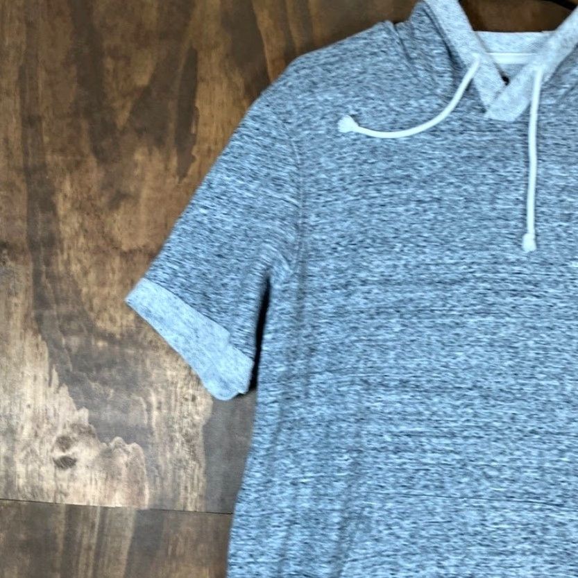 Under Armour Under Armour Hoodie Mens Gray Terry Short Cuffed Sleeve Pocket Athletic Large Pullover Hooded Size US L / EU 52-54 / 3 - 4 Thumbnail