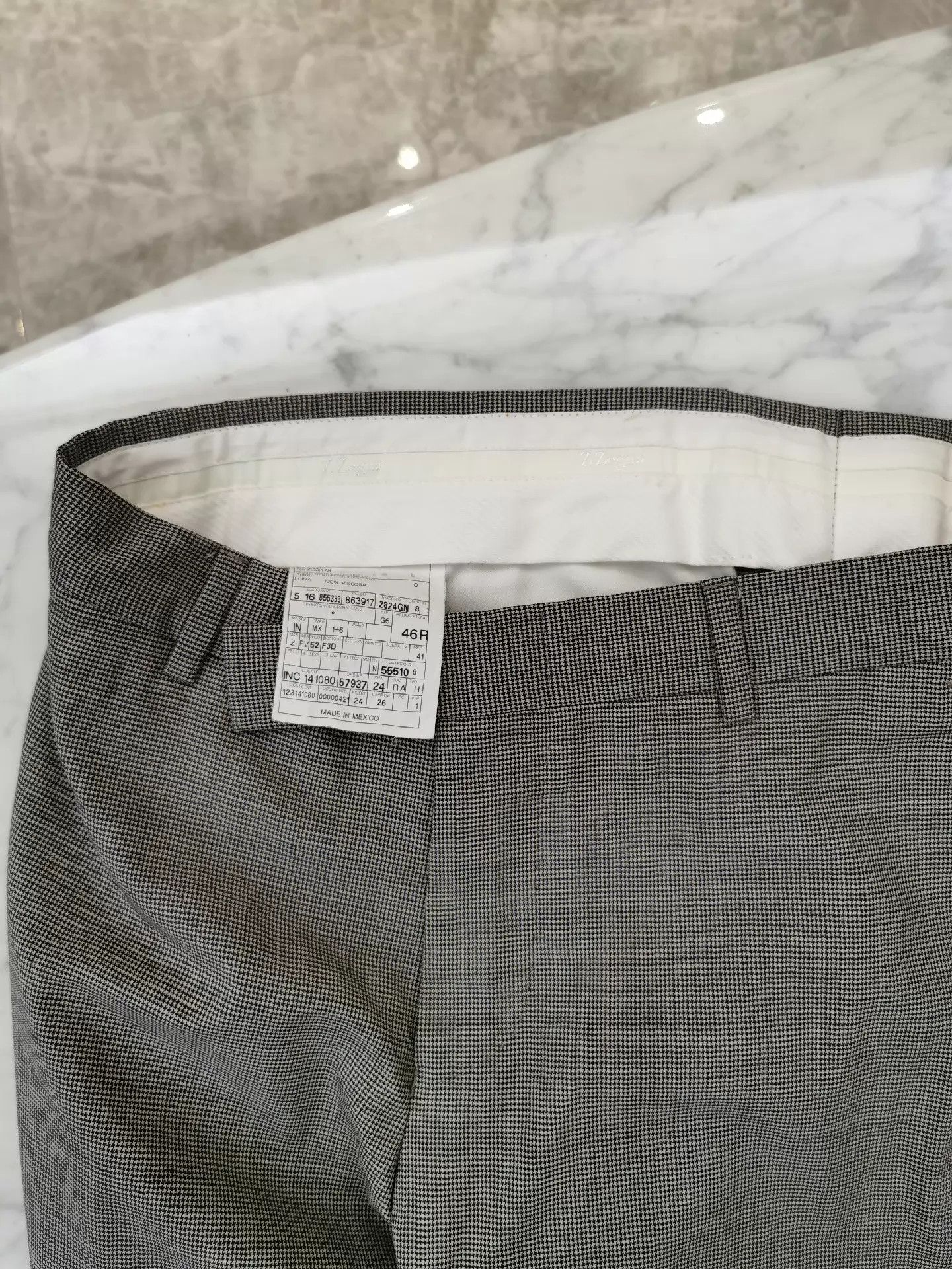 Z Zegna Z ZEGNA 46 Tailored Suit Men's Worn 1-2 Times Size 46R - 8 Thumbnail