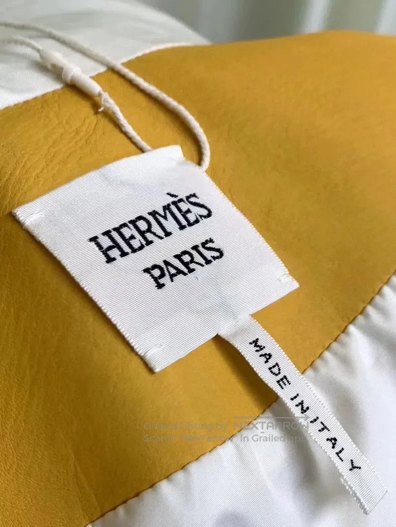 Hermes Hermes Show Model Lamb Leather Down Jacket Size XXS / US 00 / IT 34 - 6 Thumbnail