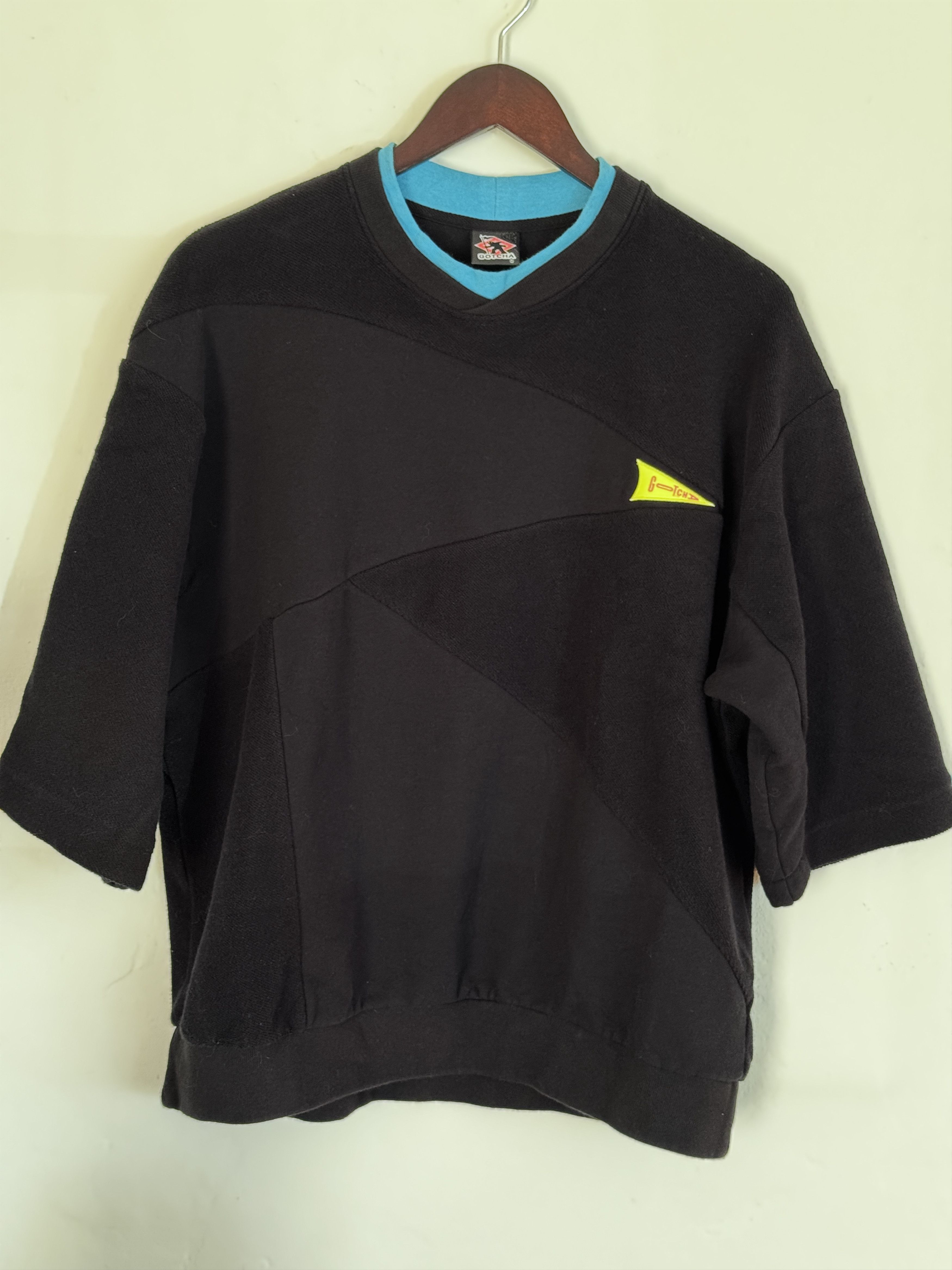 Gotcha Textured, Boxy 3/4 Sweatshirt Size US L / EU 52-54 / 3 - 1 Thumbnail