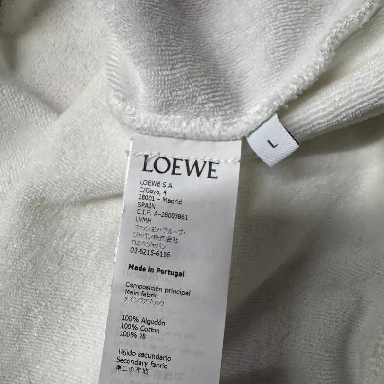 Loewe loewe x paula's white sweatshirt-2507 Size US L / EU 52-54 / 3 - 4 Thumbnail
