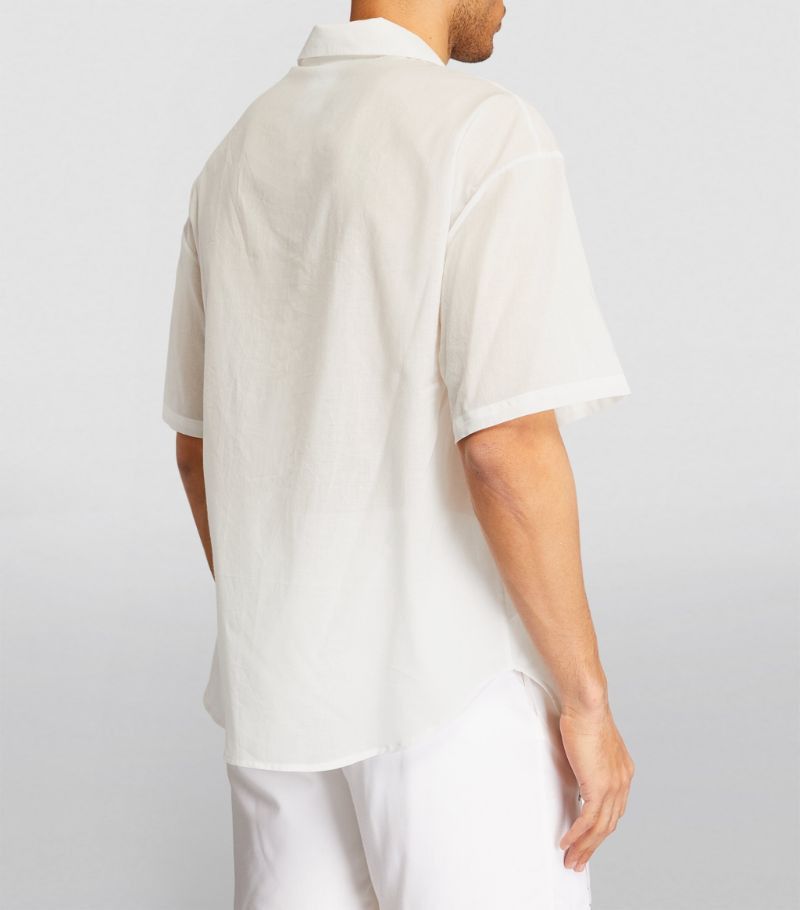 Bethany Williams o1mle1024 Embroidered Summer Shirt in White Size US S / EU 44-46 / 1 - 4 Thumbnail