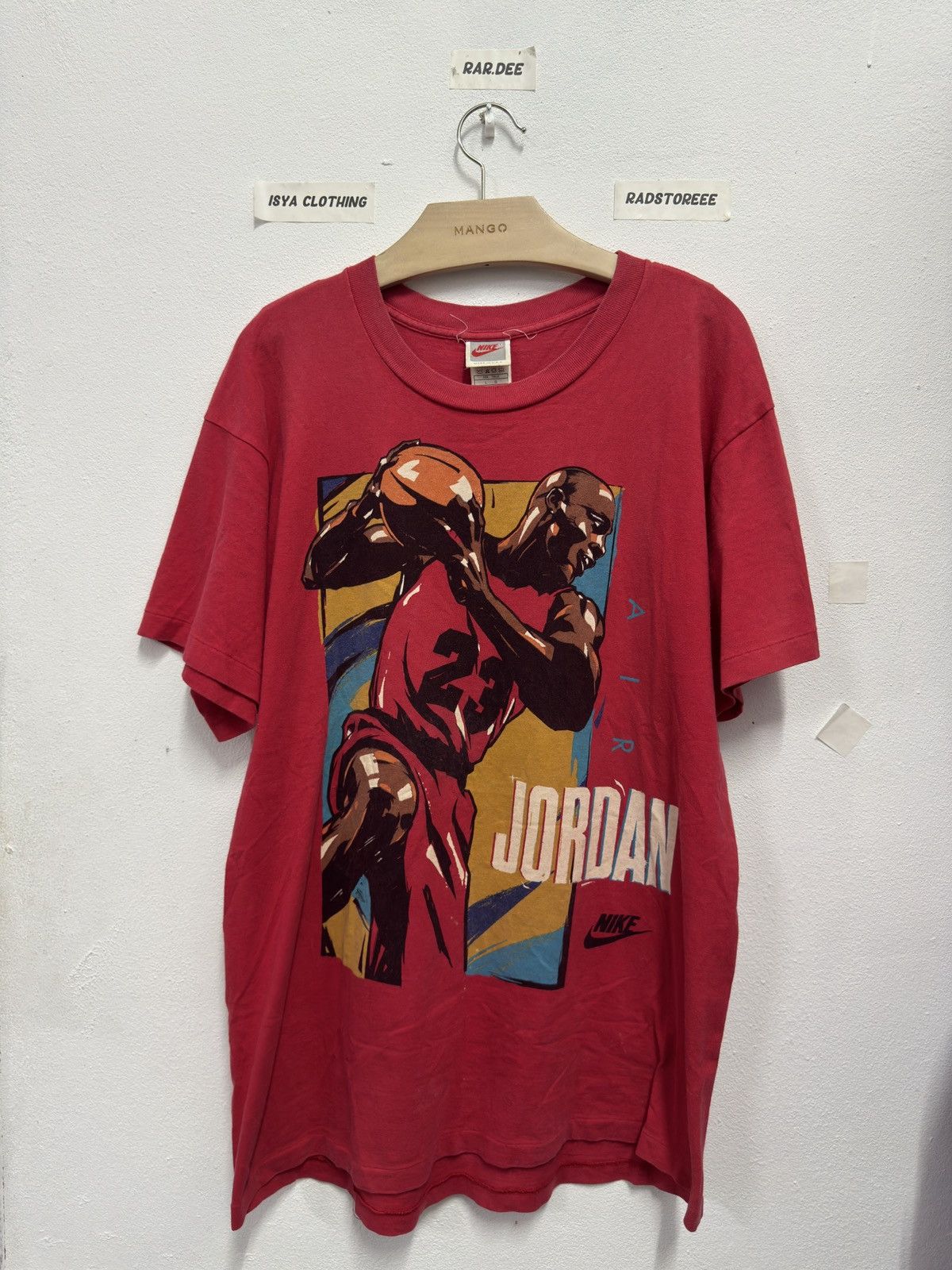 Nike Vintage Nike Jordan Tee Size US L / EU 52-54 / 3 - 2 Thumbnail