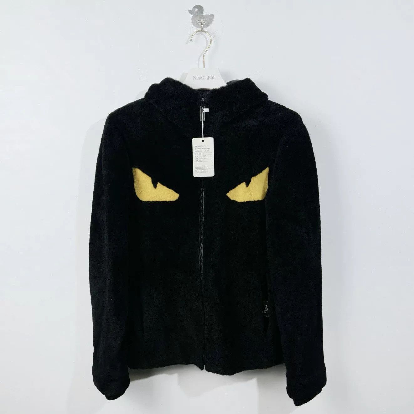 Fendi Fendi Black Monster Reversible Shearling Jacket Size US M / EU 48-50 / 2 - 1 Thumbnail