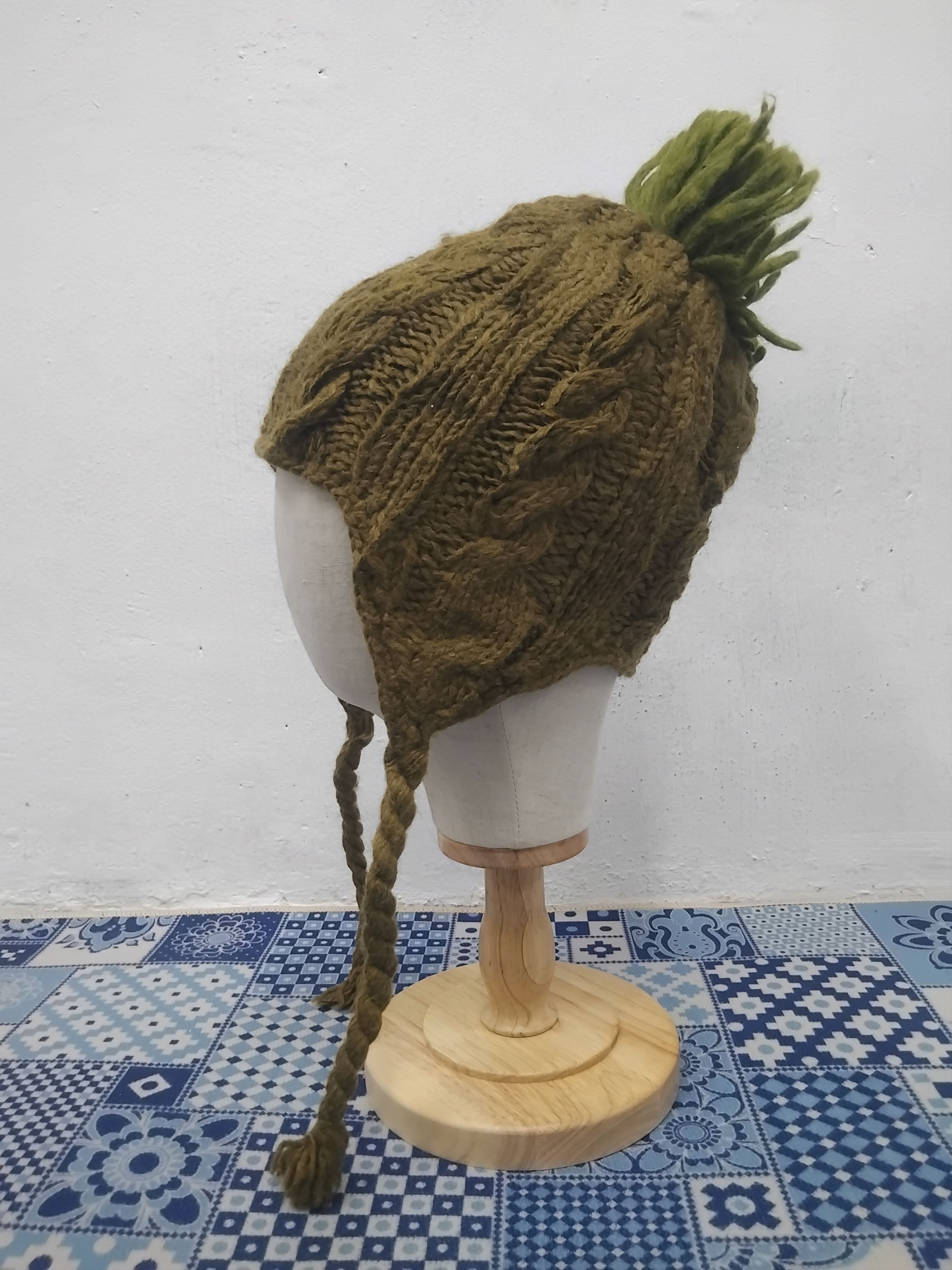 PPFM 💥Shamrock ear flat green beanie Size ONE SIZE - 4 Thumbnail