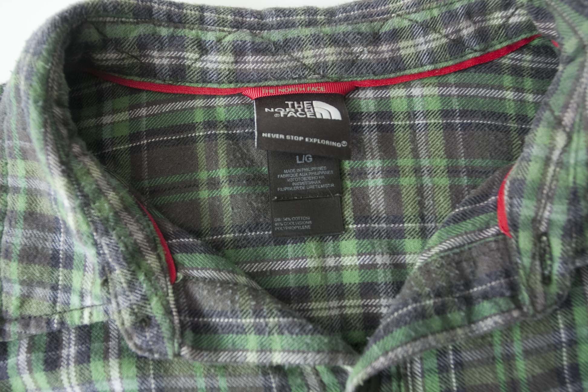 The North Face The North Face Shirt Flannel Green Plaid Size L Size US L / EU 52-54 / 3 - 3 Thumbnail