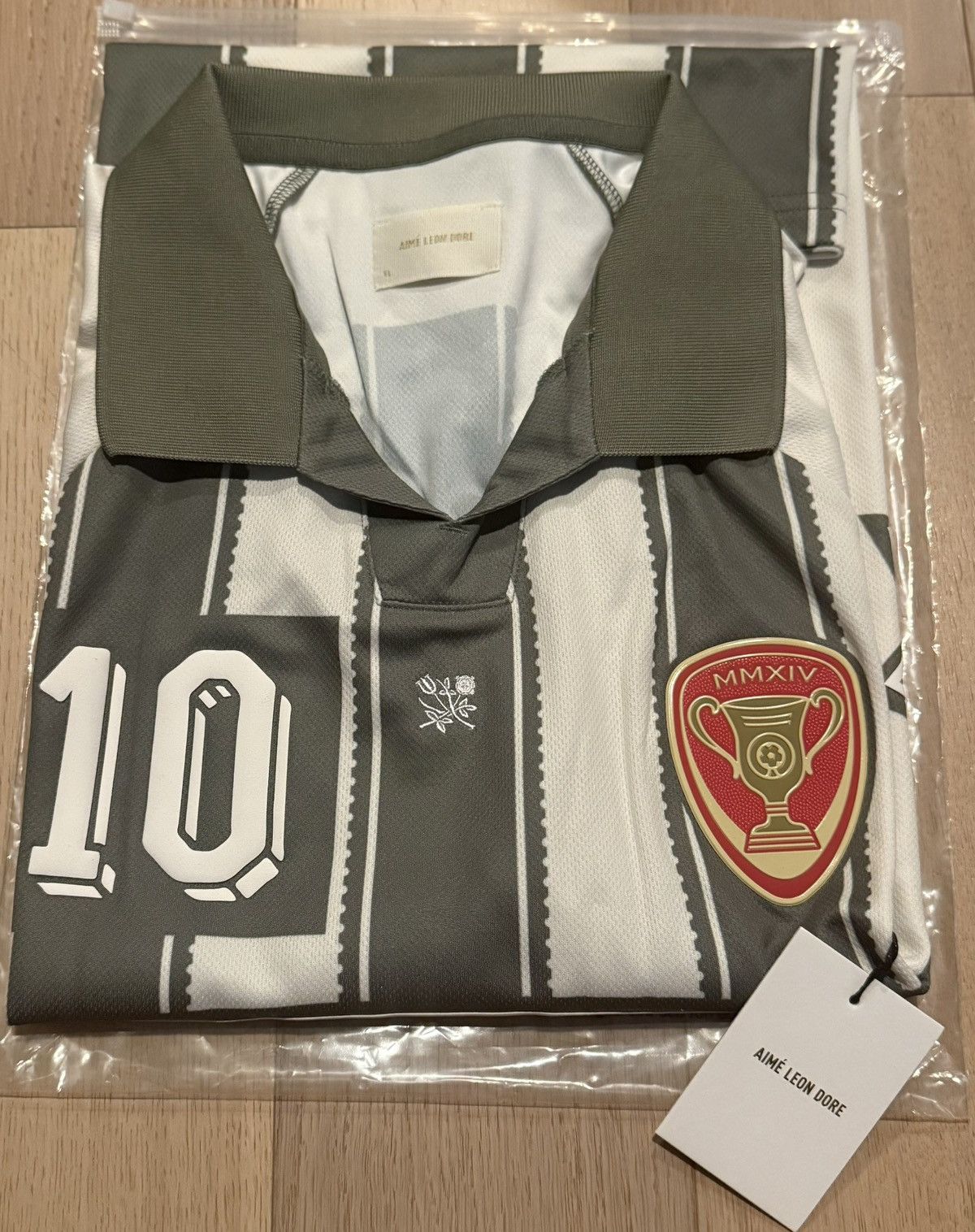 Aime Leon Dore ALD Aimé Cup Soccer Jersey XL Size US XL / EU 56 / 4 - 1 Thumbnail