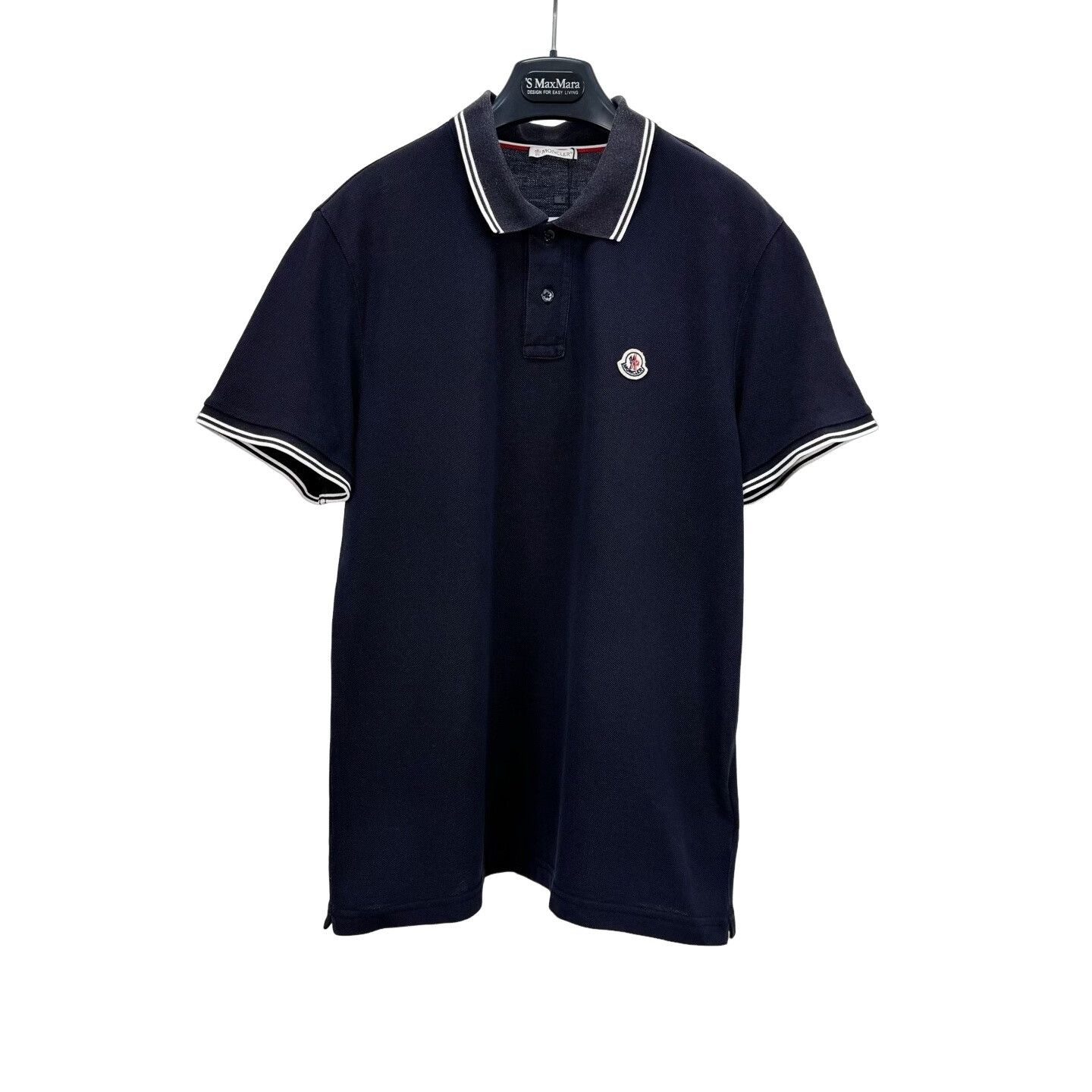 Moncler Moncler Logo Patch Tipped Polo Shirt Size M Size US M / EU 48-50 / 2 - 1 Thumbnail