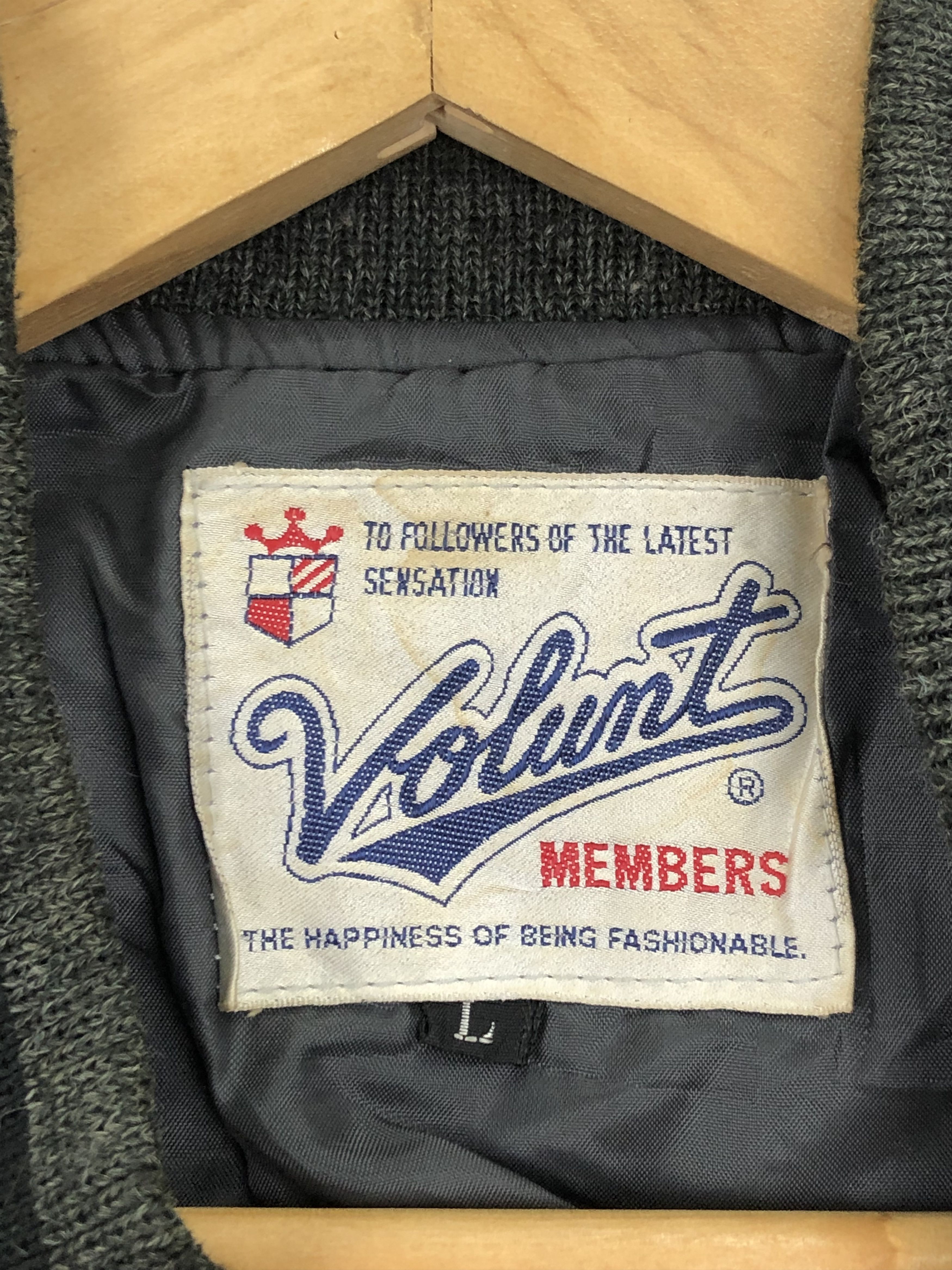 Japanese Brand Vintage 90s Japanese Volunt Traditional Varsity Jacket V0373 Size US L / EU 52-54 / 3 - 8 Thumbnail
