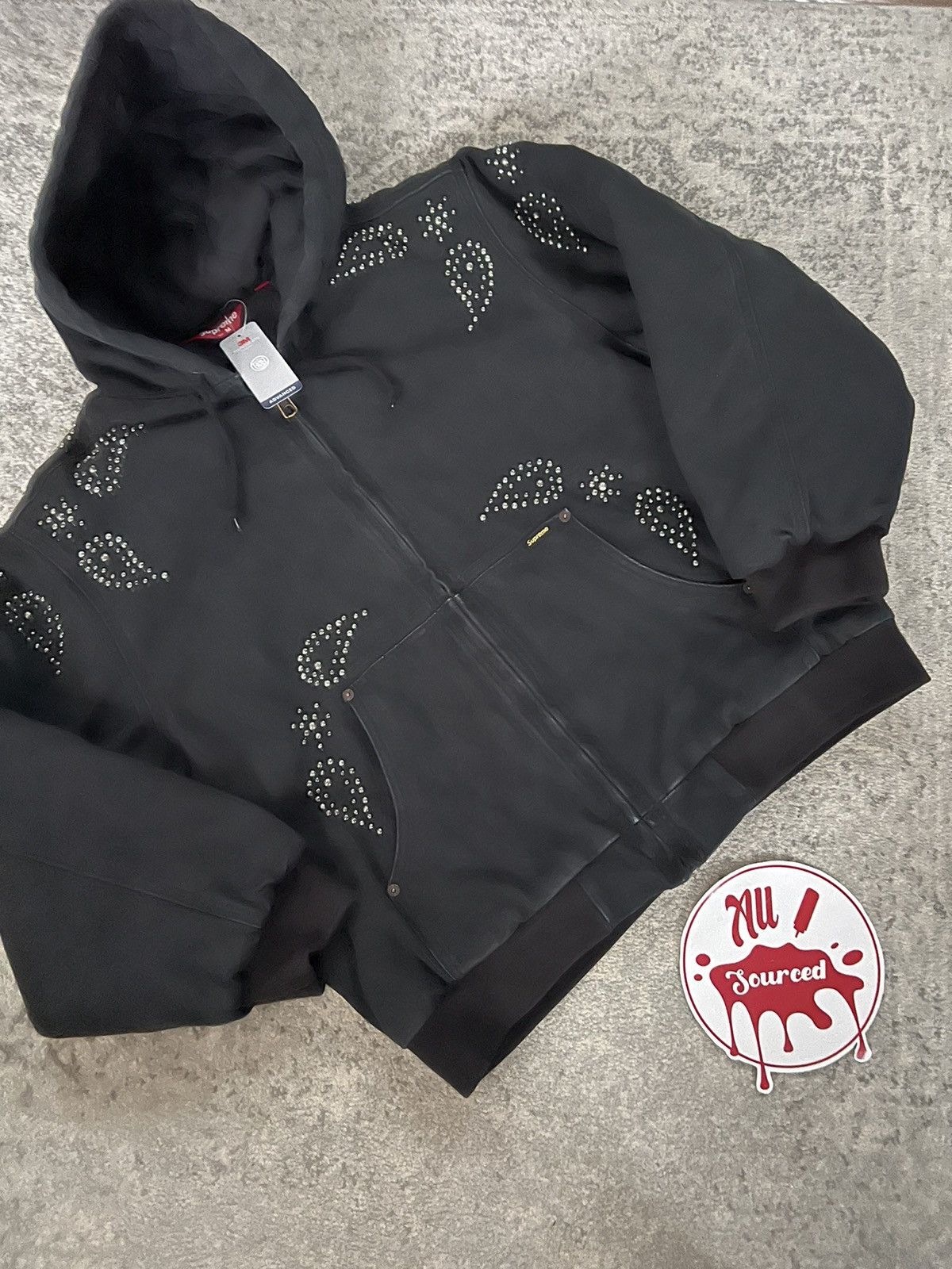 Supreme Supreme FW23 Paisley Studded Work Jacket | Grailed