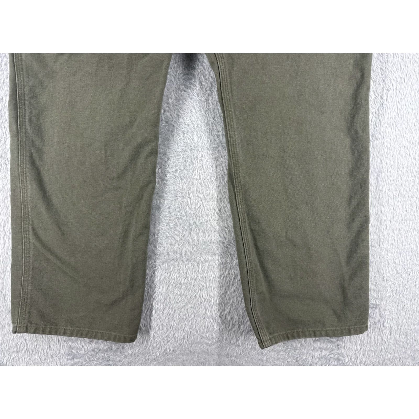 Carhartt Carhartt Pants Men 42 Green Washed Duck Relaxed-Fit Dungaree 100% Cotton Cargo Size US 42 / EU 58 - 2 Thumbnail