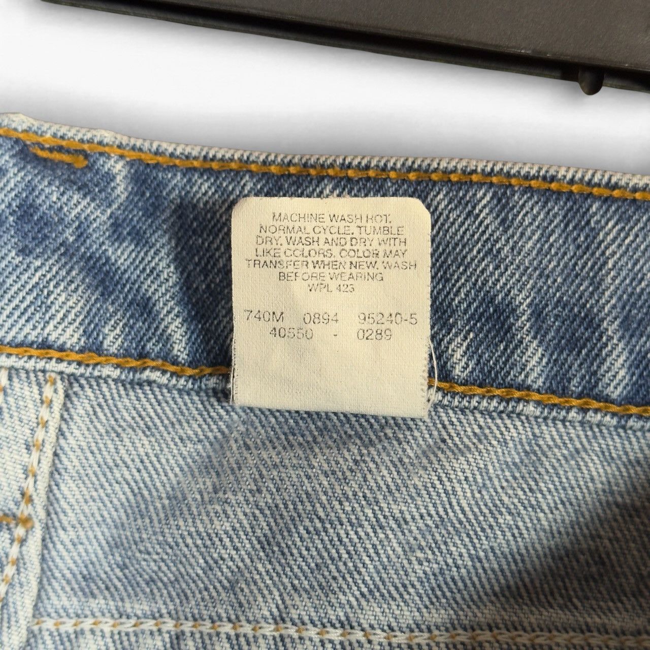 Levi's Vintage 90s Levi's 550 Orange Tab Relaxed Fit Denim Jeans Size US 38 / EU 54 - 5 Thumbnail