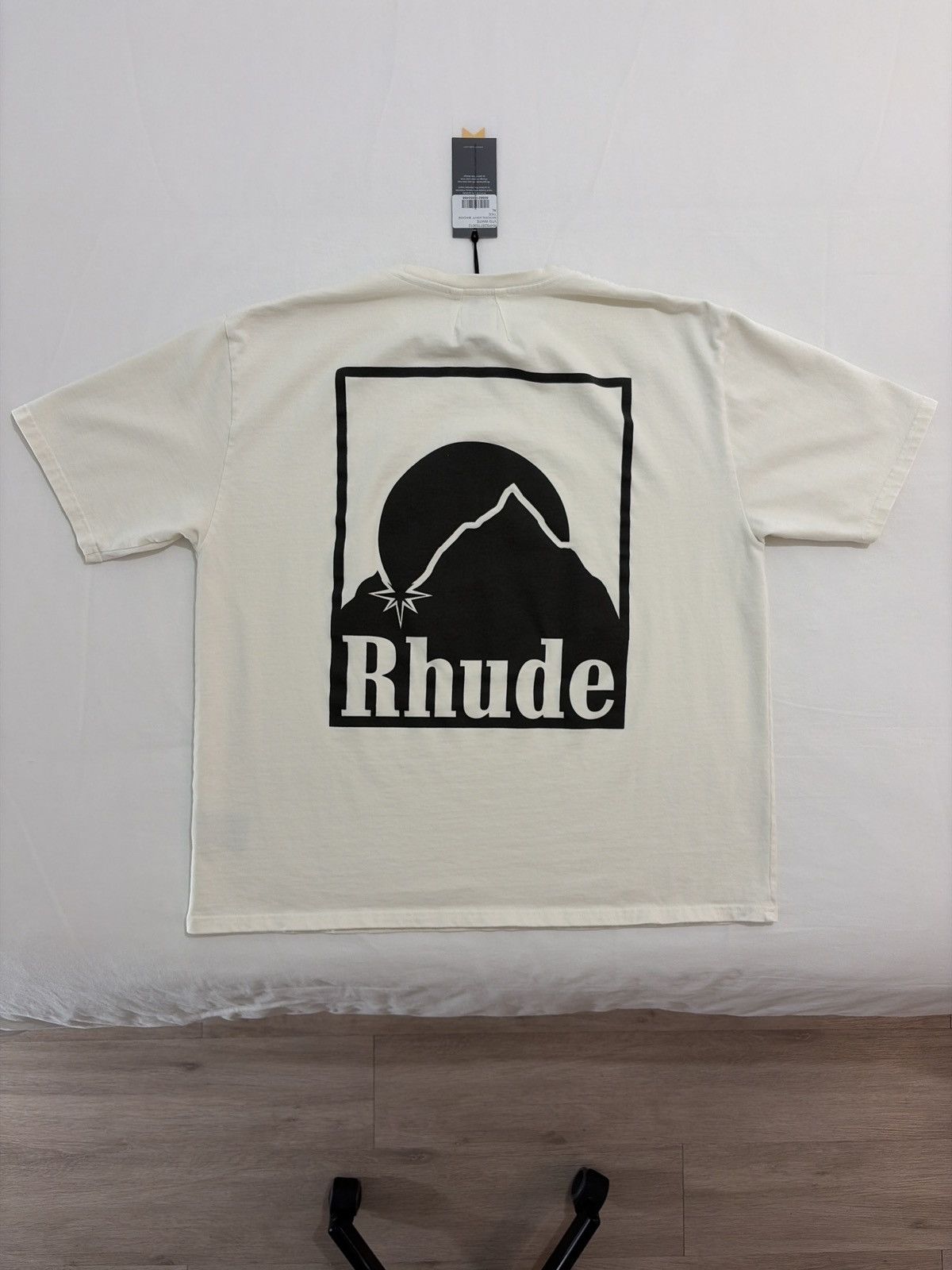Rhude Rhude 2025 Black Moonlight Logo Tee Size US XL / EU 56 / 4 - 1 Thumbnail