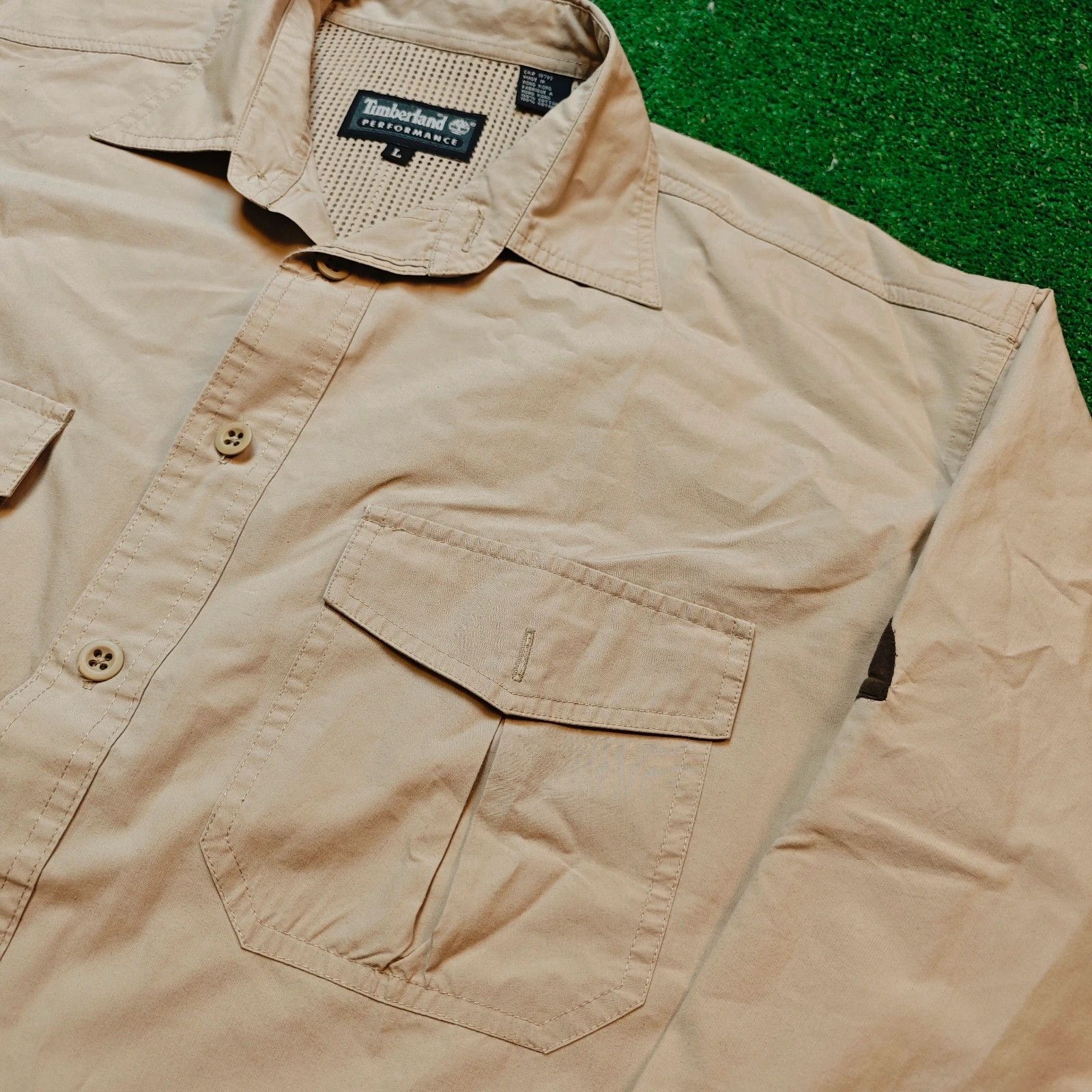Timberland × Vintage Vintage Timberland Shirt Mens L/XL performance outdoors 90s Size US L / EU 52-54 / 3 - 5 Thumbnail