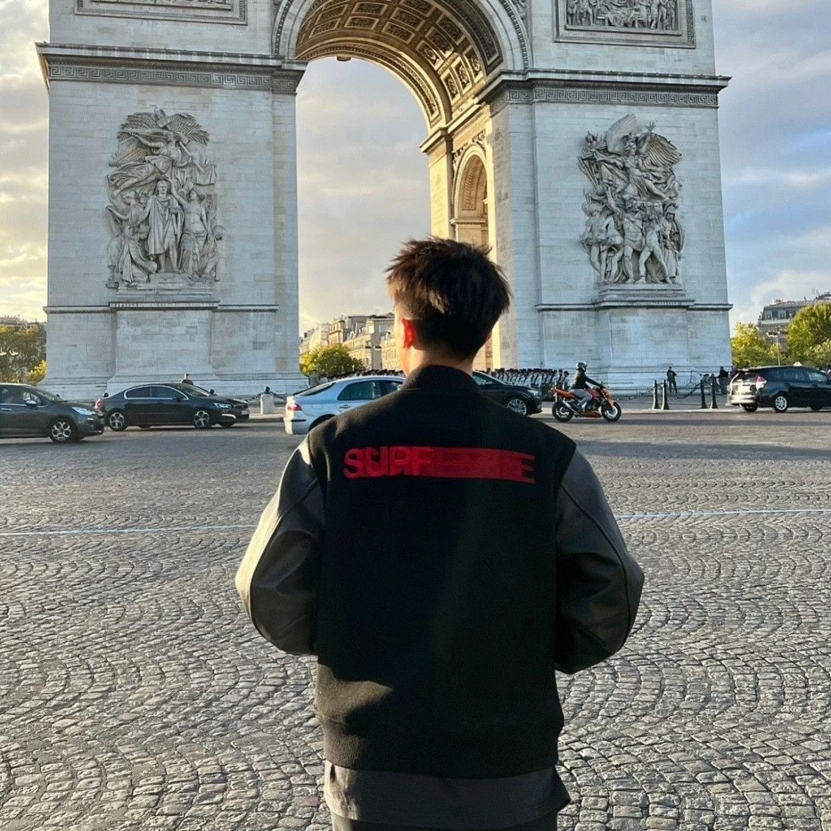 Supreme Supreme Phantom Leather Sleeves Baseball Jacket Size US S / EU 44-46 / 1 - 8 Thumbnail