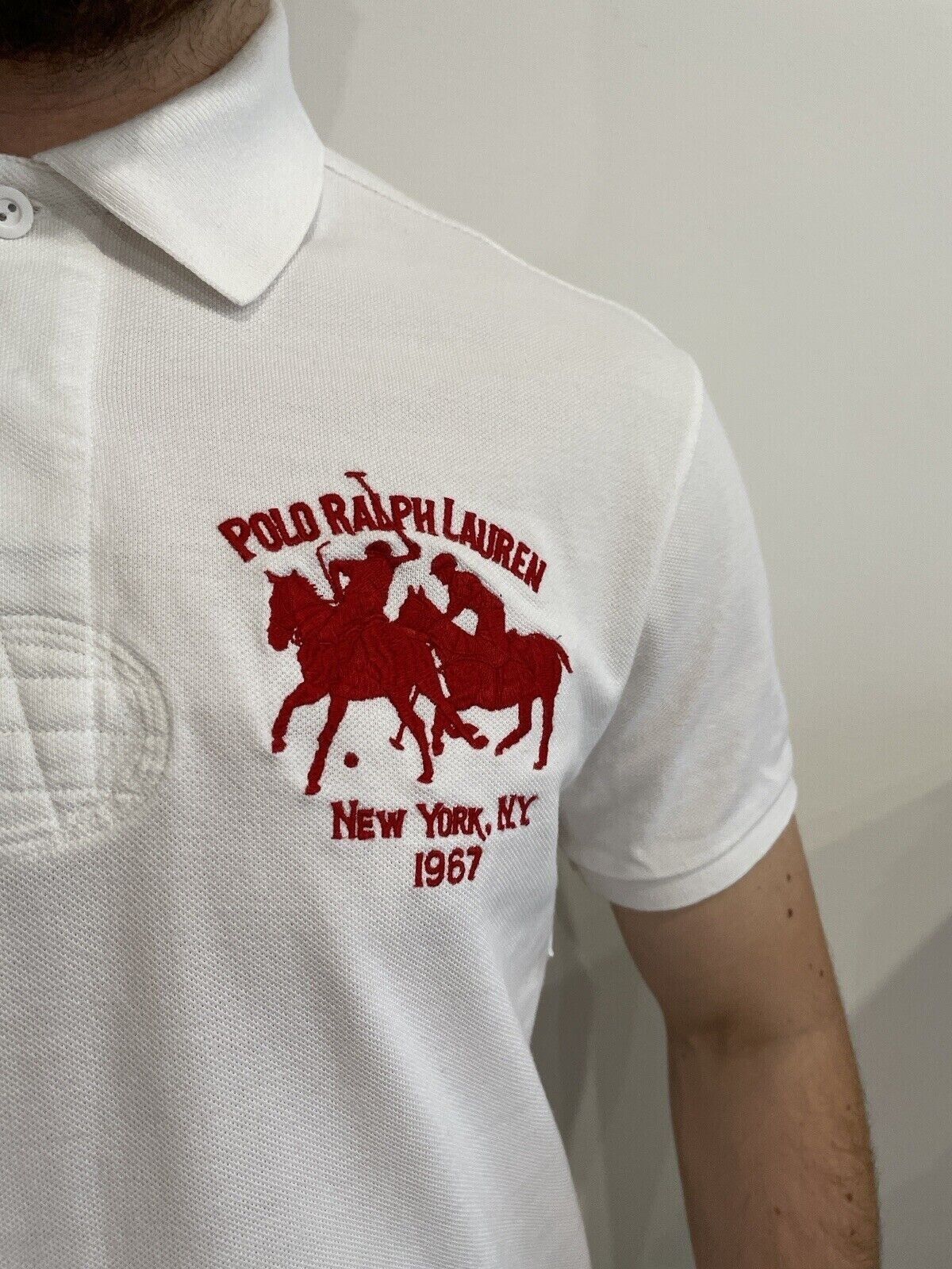 Polo Ralph Lauren POLO RALPH LAUREN NEW YORK MENS WHITE SHIRT CUSTOM FIT Size US M / EU 48-50 / 2 - 6 Thumbnail