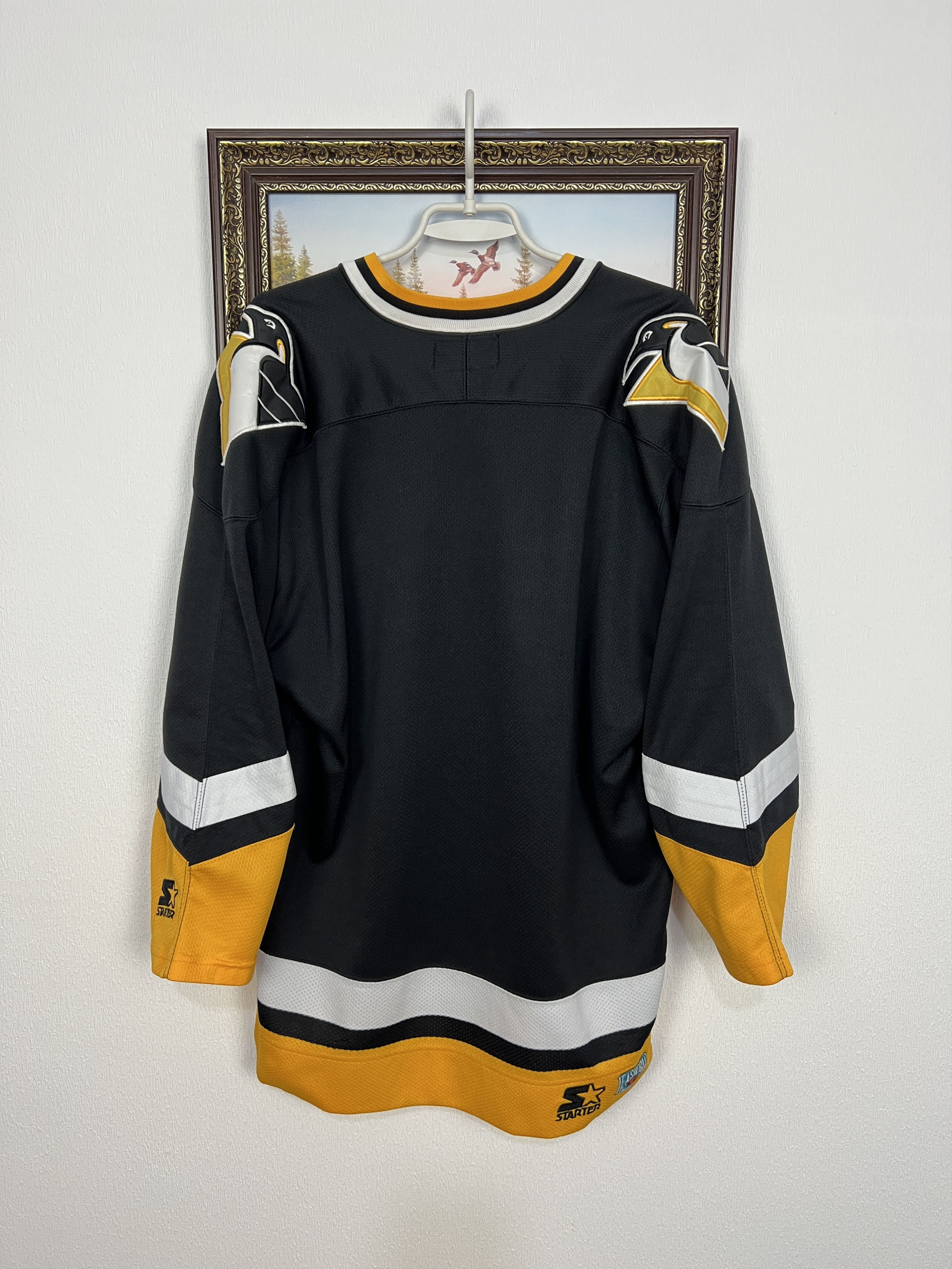 Starter Vintage 90's Starter Pittsburgh Penguins Hockey Jersey NHL Size US L / EU 52-54 / 3 - 15 Thumbnail