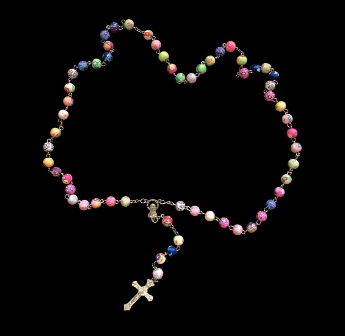 Jewelry Saint Benedict Rosary Necklace Chain Catholic Church Jesus Size ONE SIZE - 5 Thumbnail