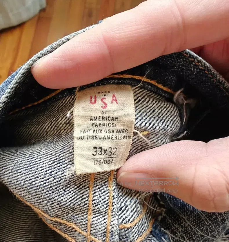 RRL Ralph Lauren RRL Ralph Lauren Old classic disrupted Niuwang jeans Size US 34 / EU 50 - 5 Thumbnail