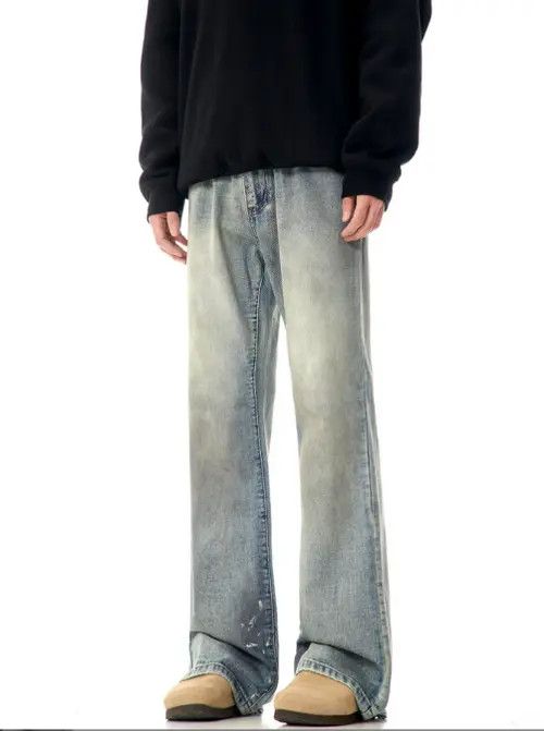 VIBE American straight retro loose casual flared jeans Size US 32 / EU 48 - 5 Thumbnail