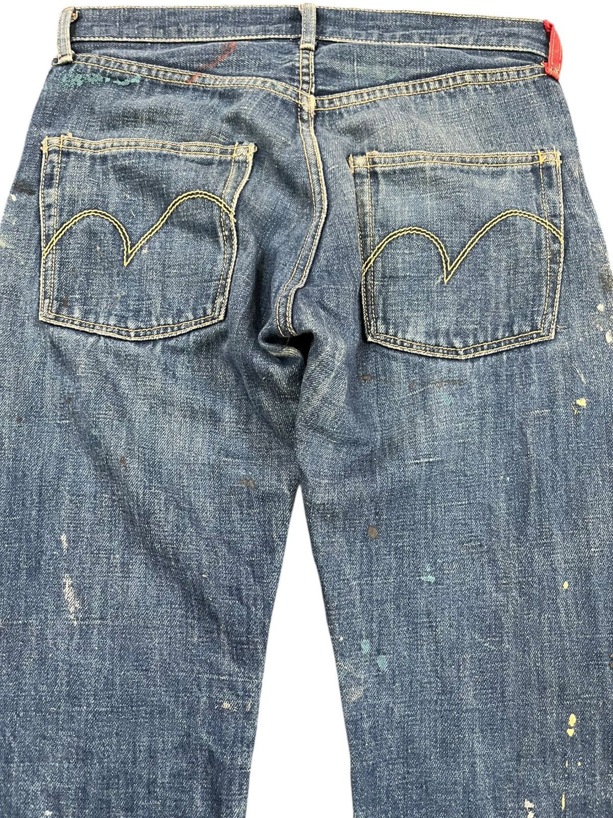 LVC × Levi's × Levi's Vintage Clothing Vintage Levi’s 201 Selvedge Paint Splatter Denim Size US 32 / EU 48 - 9 Thumbnail