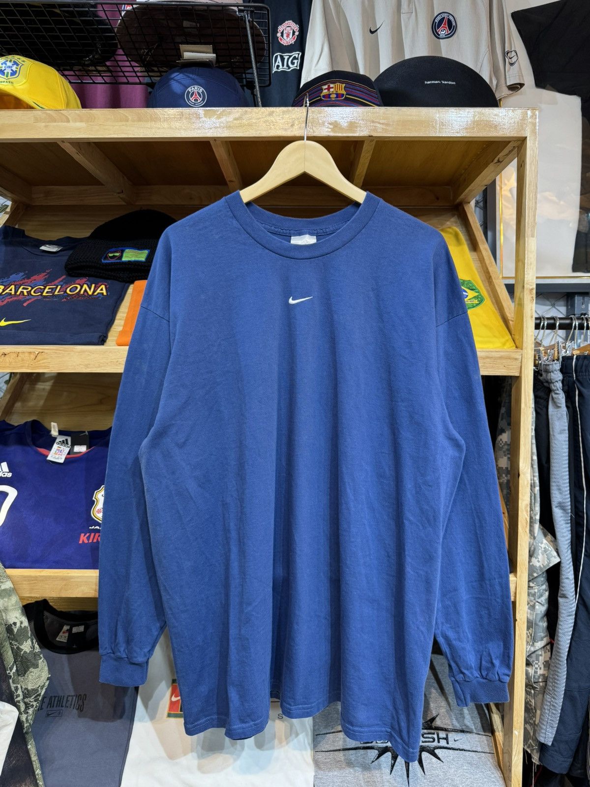 Vintage Nike Center swoosh 00's LS T-shirt