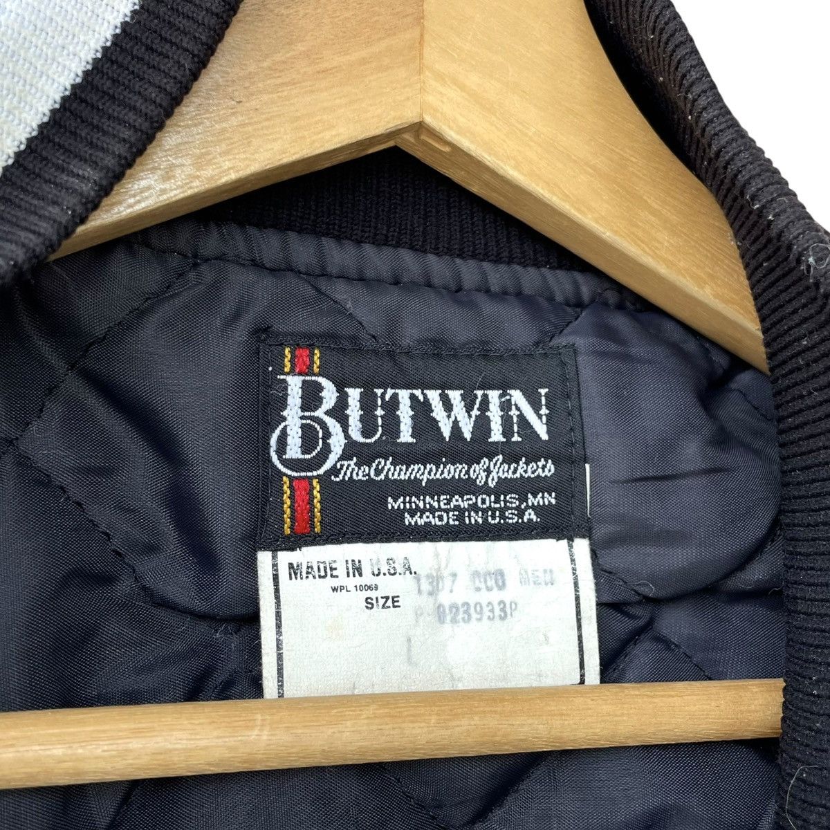 Vintage Butwin USA Vintage 1980s Veterans Of War Bomber Jacket Size US L / EU 52-54 / 3 - 7 Thumbnail