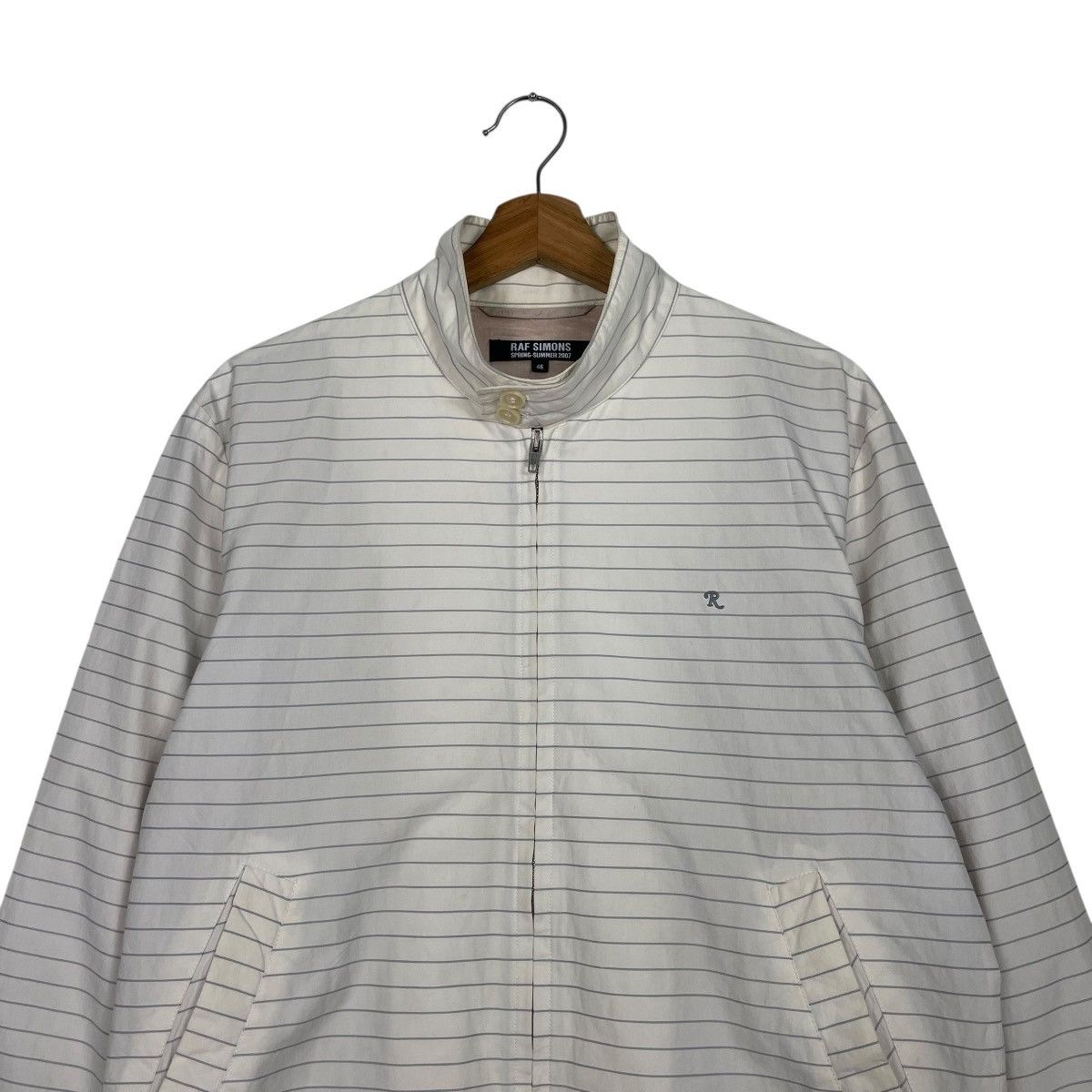 Raf Simons Rare Raf Simons SS07 Stripes Single R Bomber Jacket Size US S / EU 44-46 / 1 - 2 Thumbnail