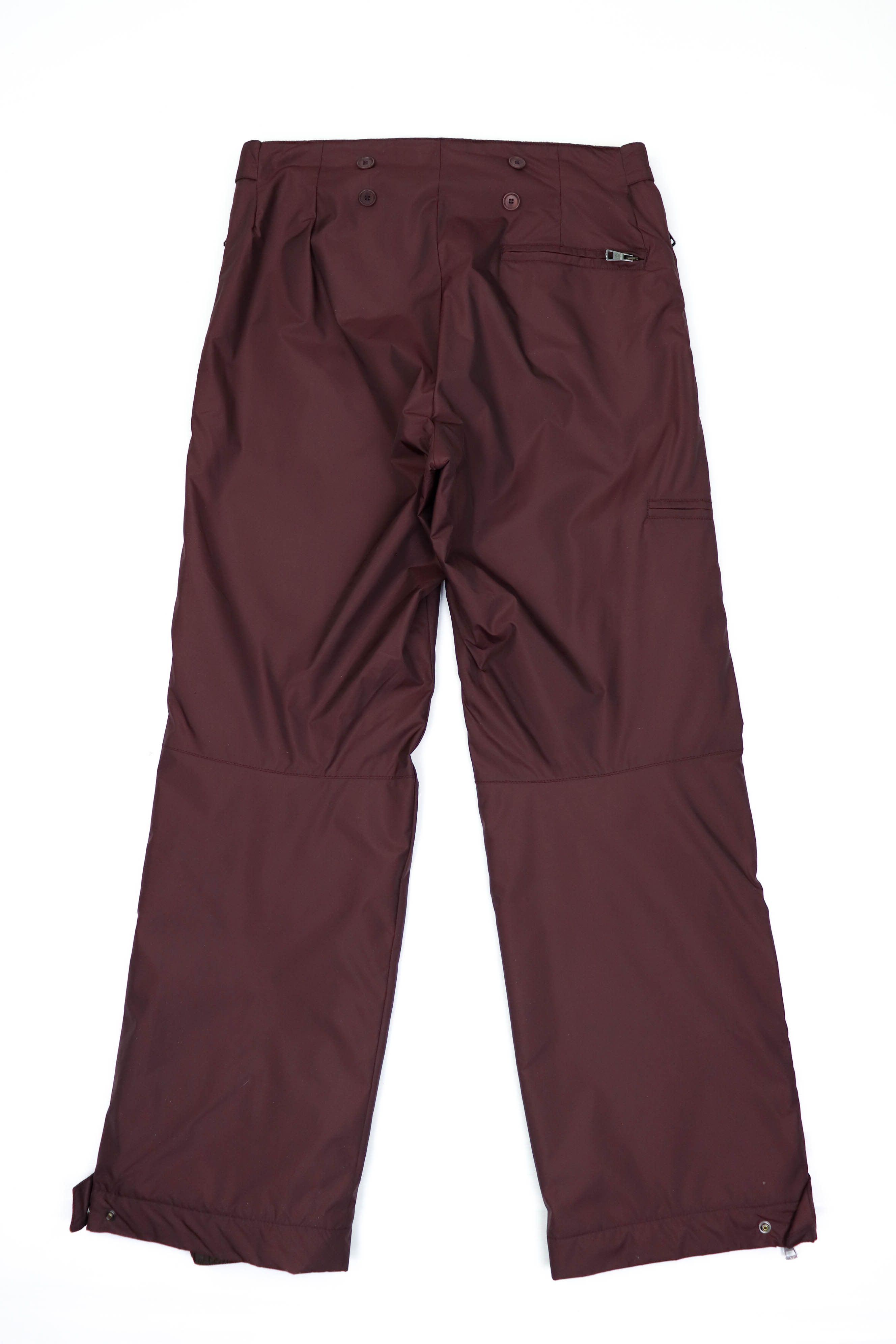Other Post Card Burgundy Nylon Snow Ski Pants Size US 34 / EU 50 - 2 Thumbnail