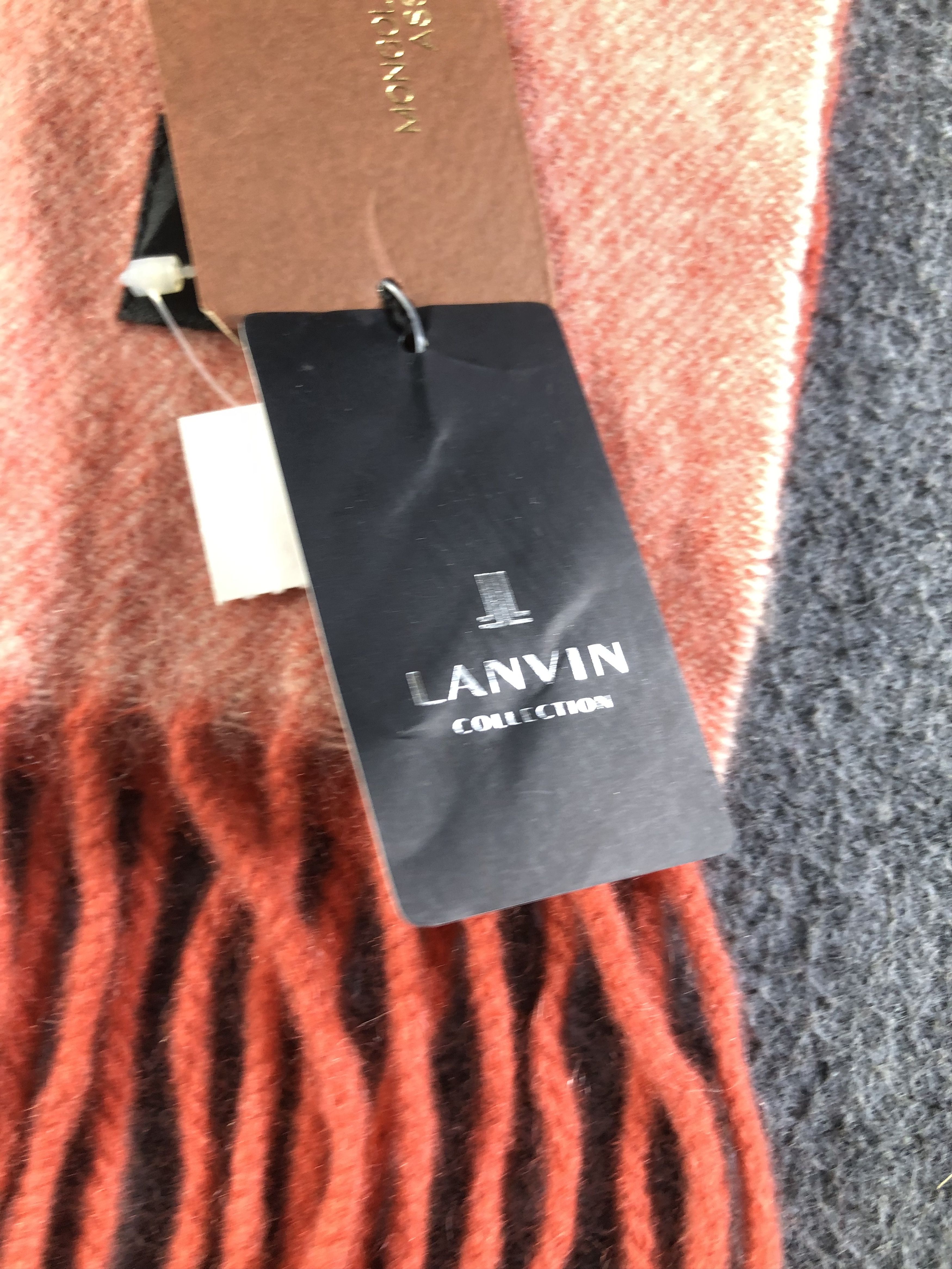 Lanvin Lanvin Cashmere Scarf / Muffler / Neckwear SS1336 Size ONE SIZE - 6 Thumbnail