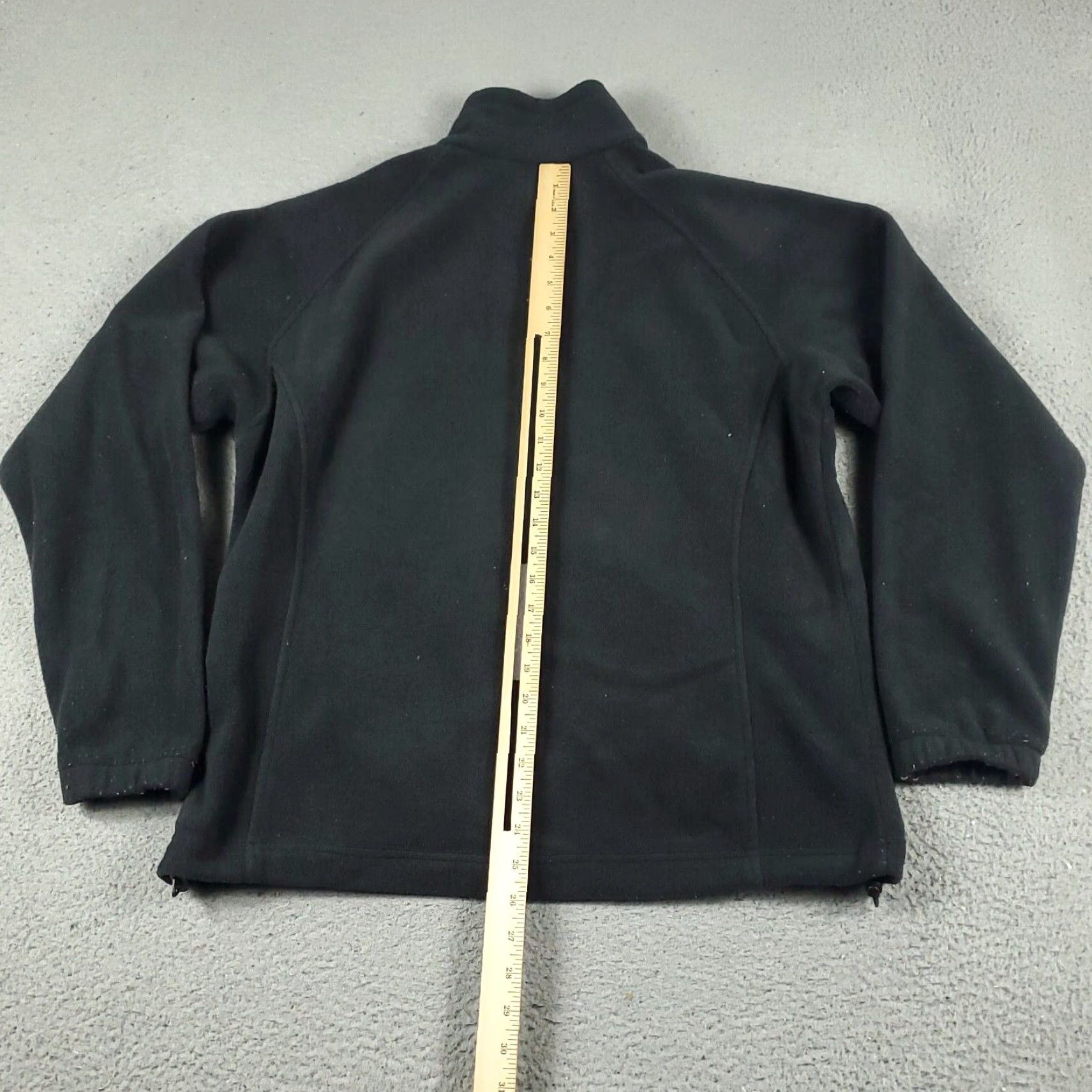 Vintage Columbia Jacket Womens Large Black Fleece Full Zip Up Sweater Sweatshirt Size L / US 10 / IT 46 - 6 Thumbnail