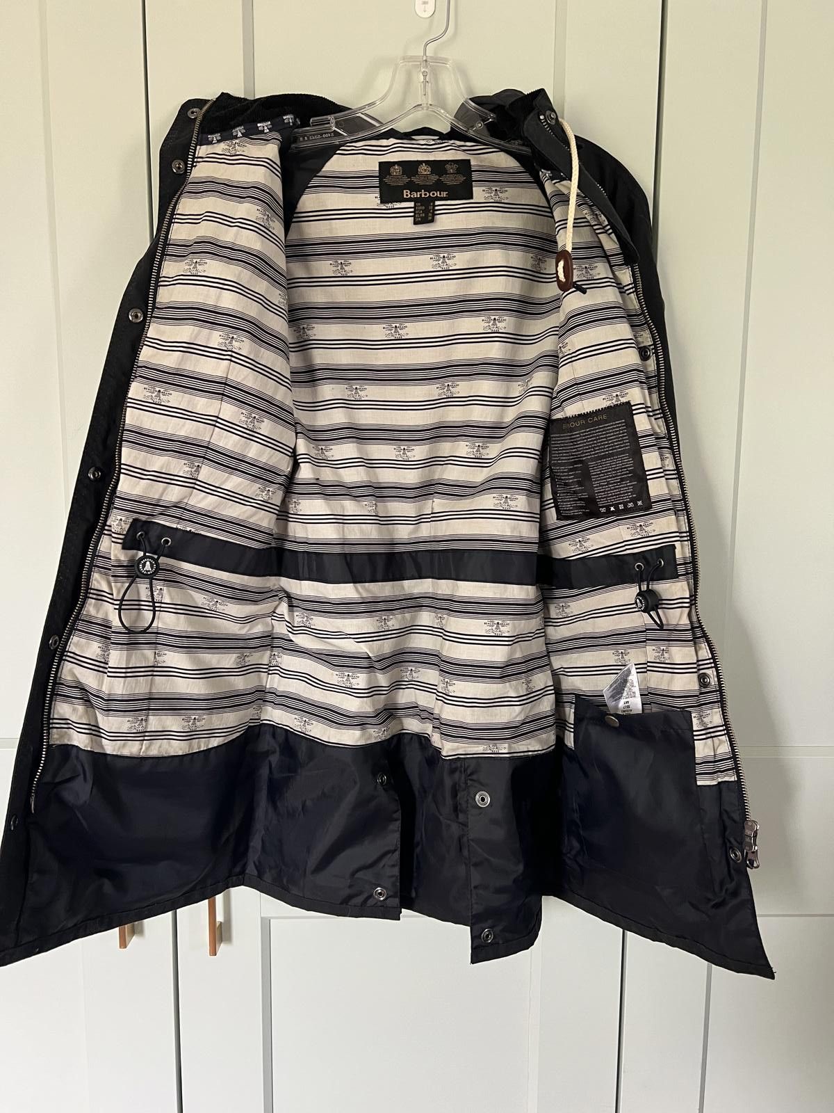 Barbour Barbour Navy Wax Rain Jacket Size S / US 4 / IT 40 - 8 Thumbnail