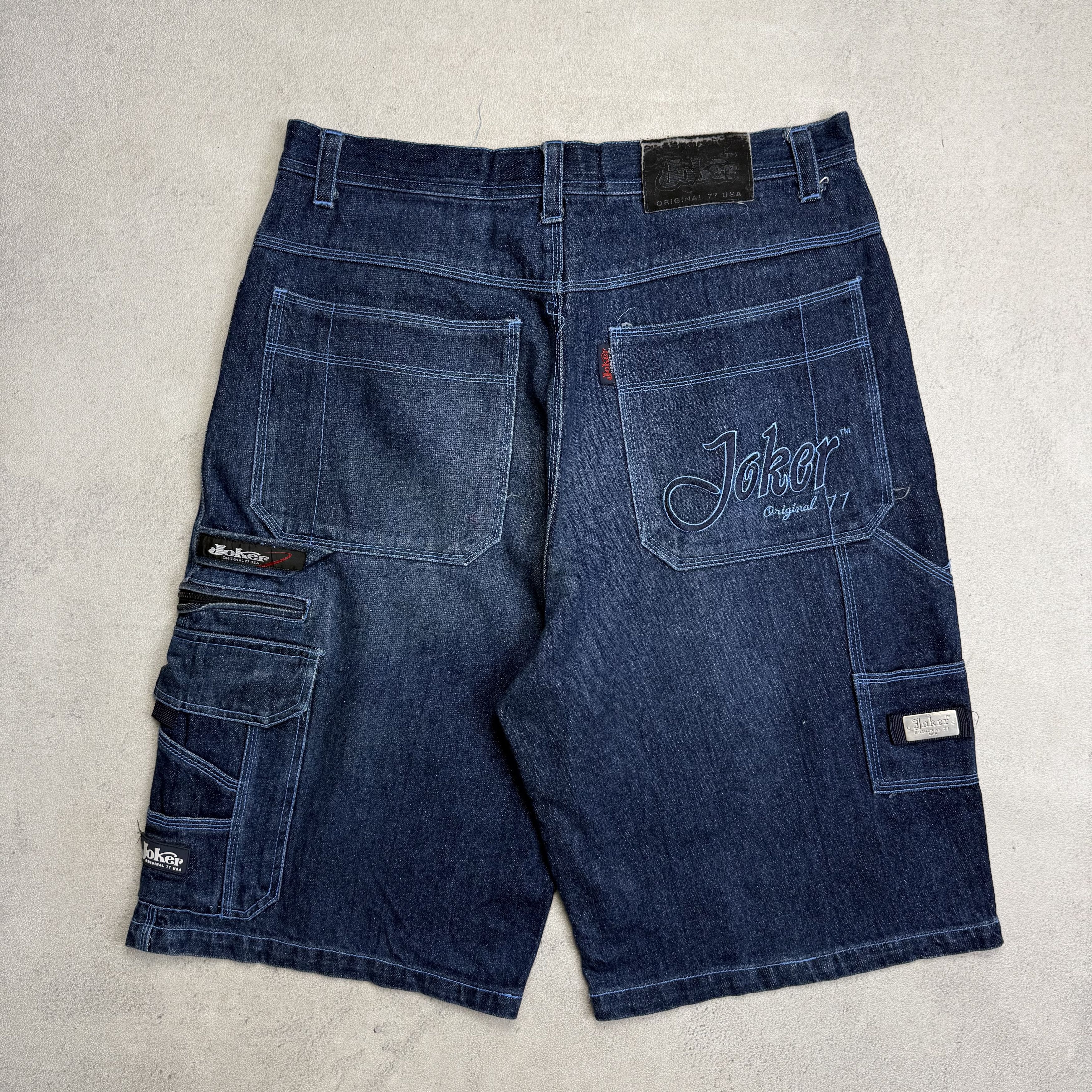 Vintage Vintage Y2K Joker 77 Jorts Denim Baggy | Grailed