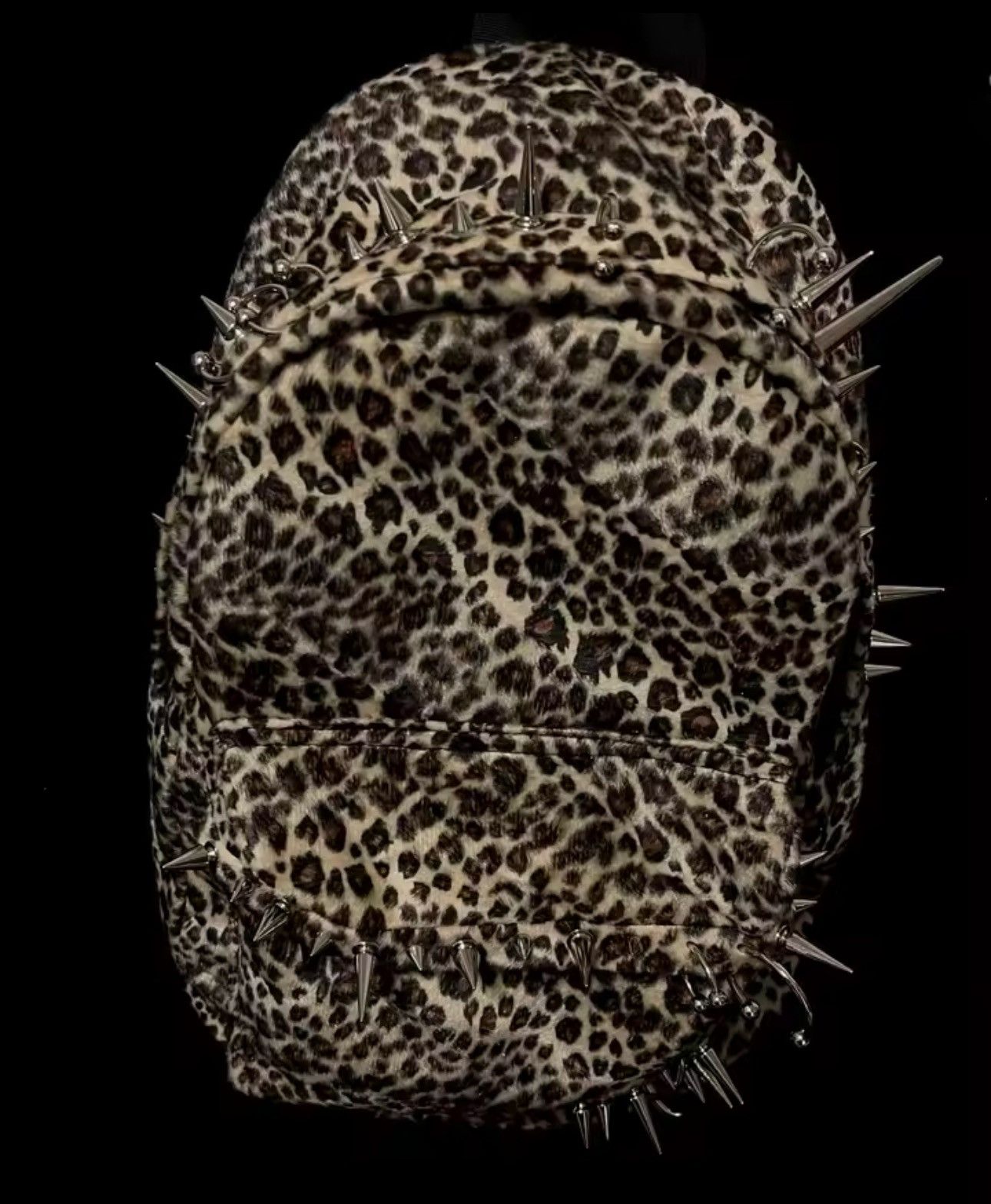 Other Punk Rivet Leopard Gothic Large Capacity Backpack Size ONE SIZE - 2 Thumbnail
