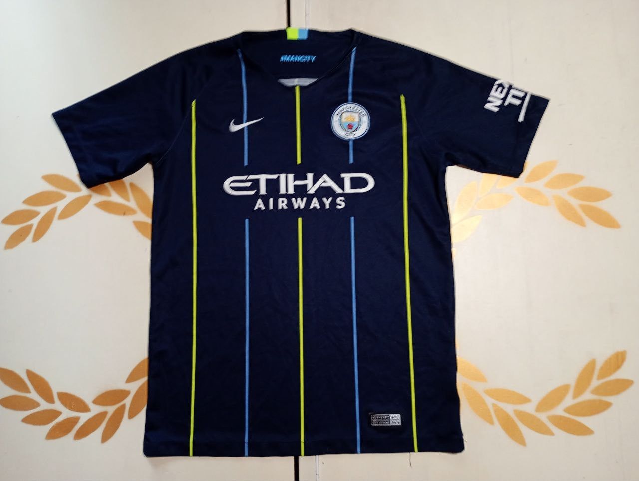 Nike Manchester City David Silva 2018 19 player version away